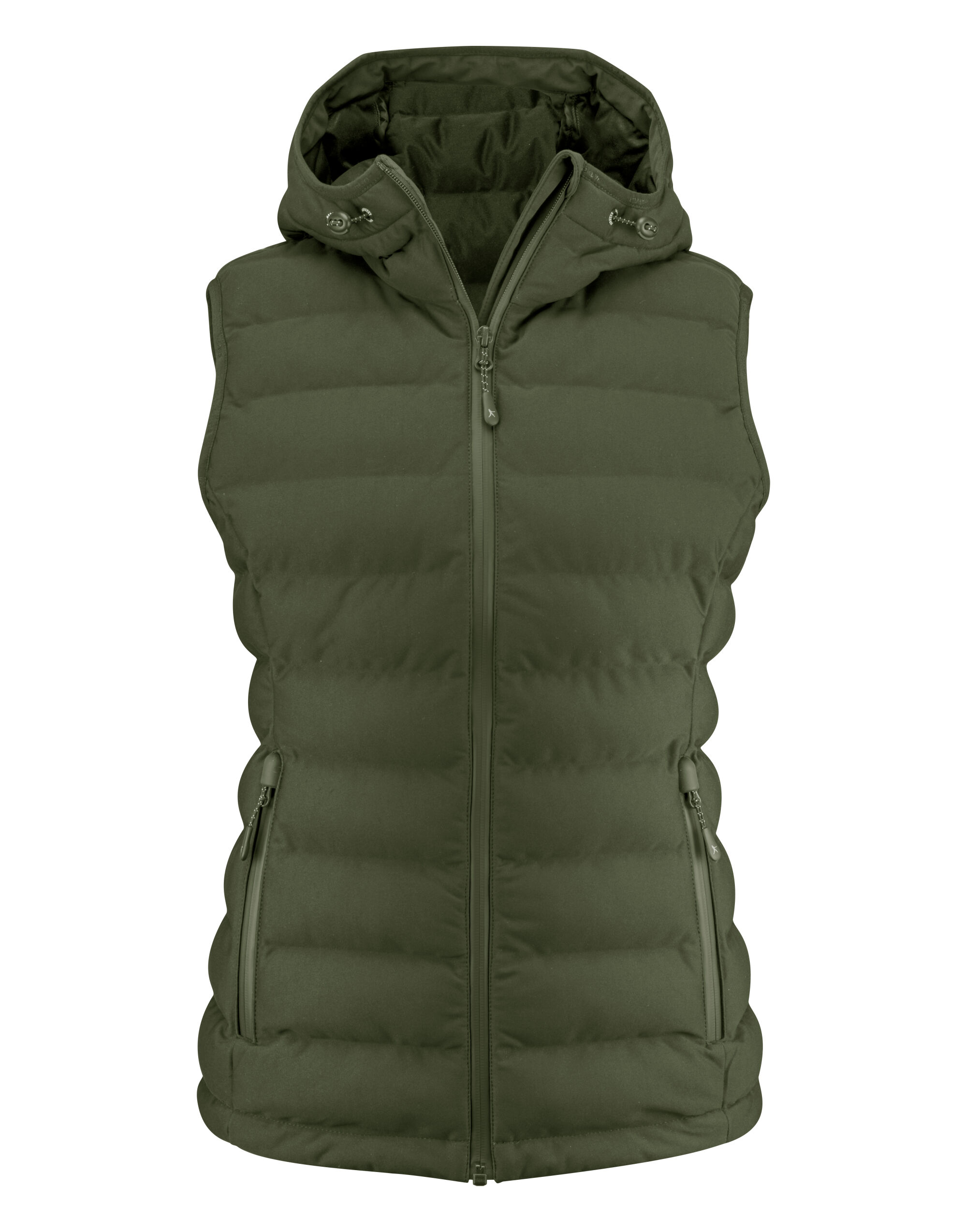 HAR2121046 Ladies Woodlake Heights Padded Vest Moss Green HAR2121046 Ladies Woodlake Heights Padded Vest Moss Green