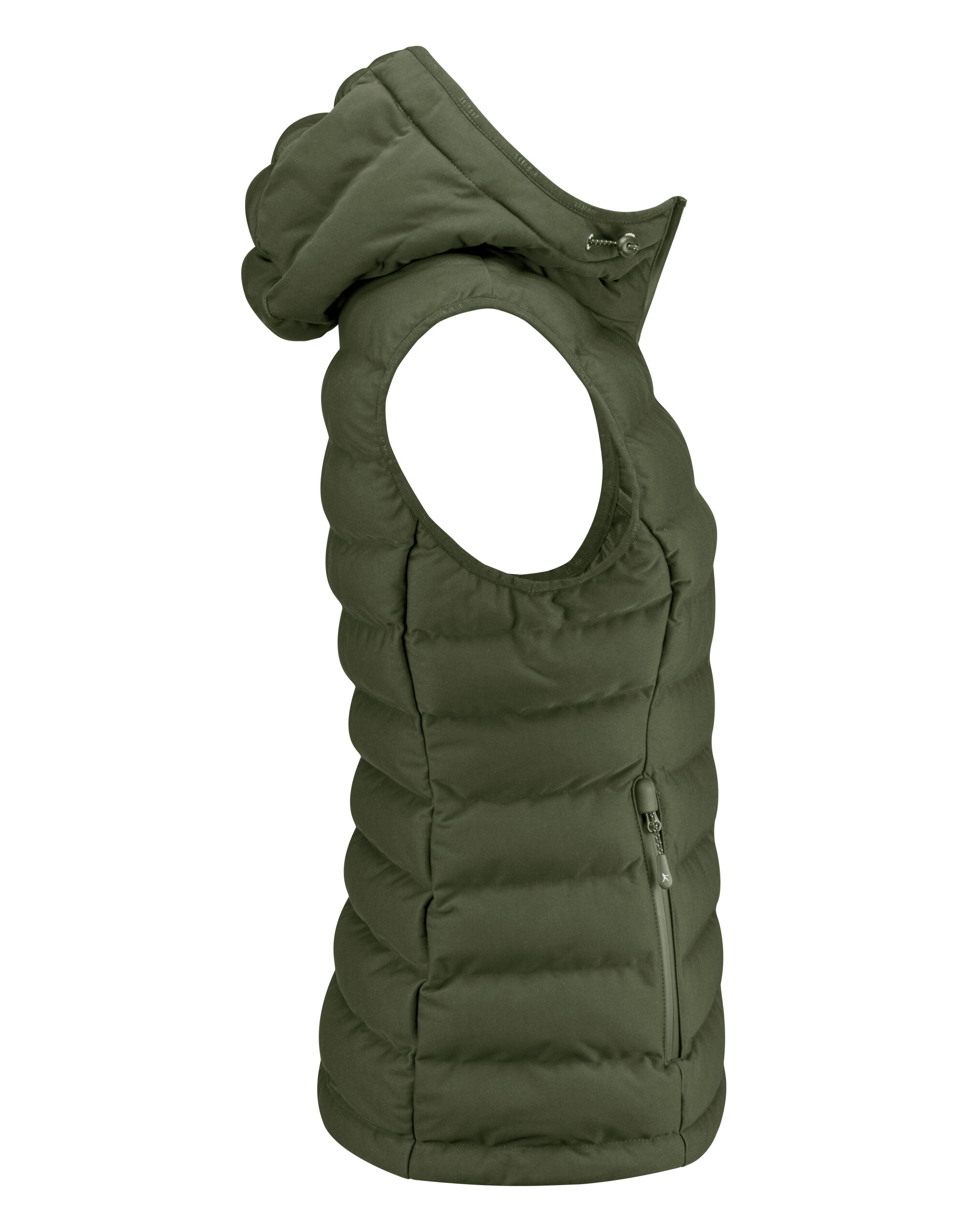 HAR2121046 Ladies Woodlake Heights Padded Vest Moss Green