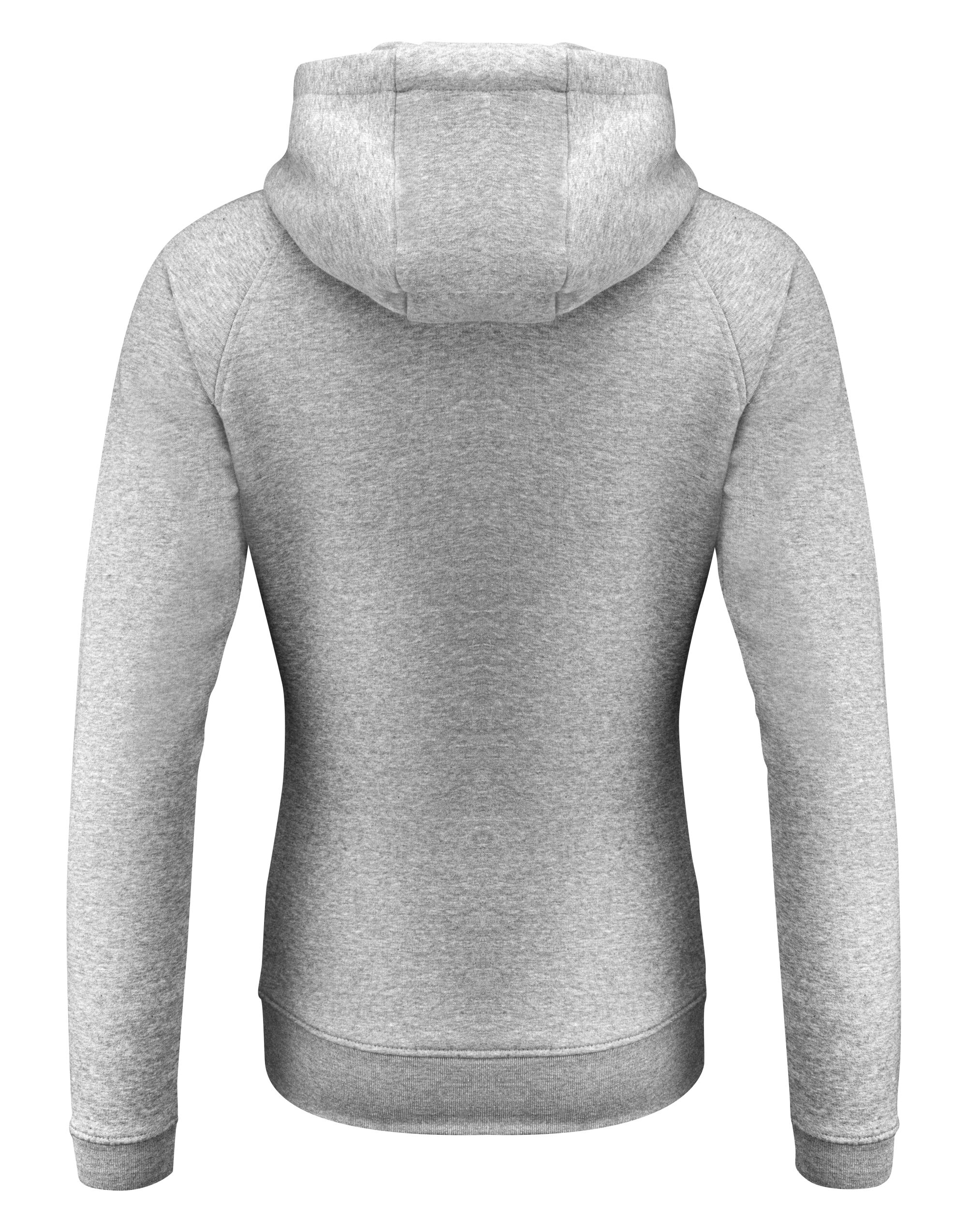 HAR2122041 Ladies Hardin Heights Hooded Sweatshirt Grey Melange