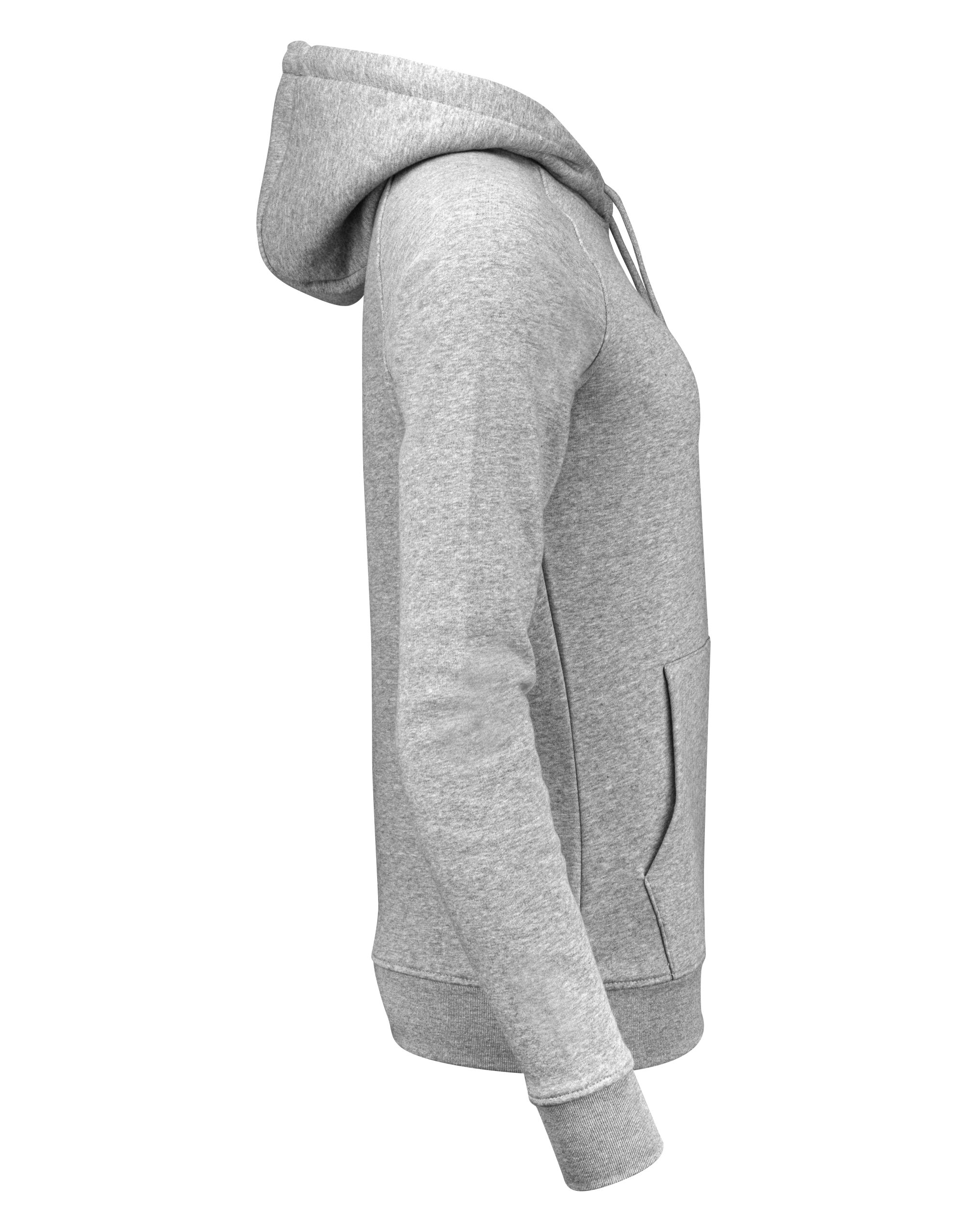 HAR2122041 Ladies Hardin Heights Hooded Sweatshirt Grey Melange