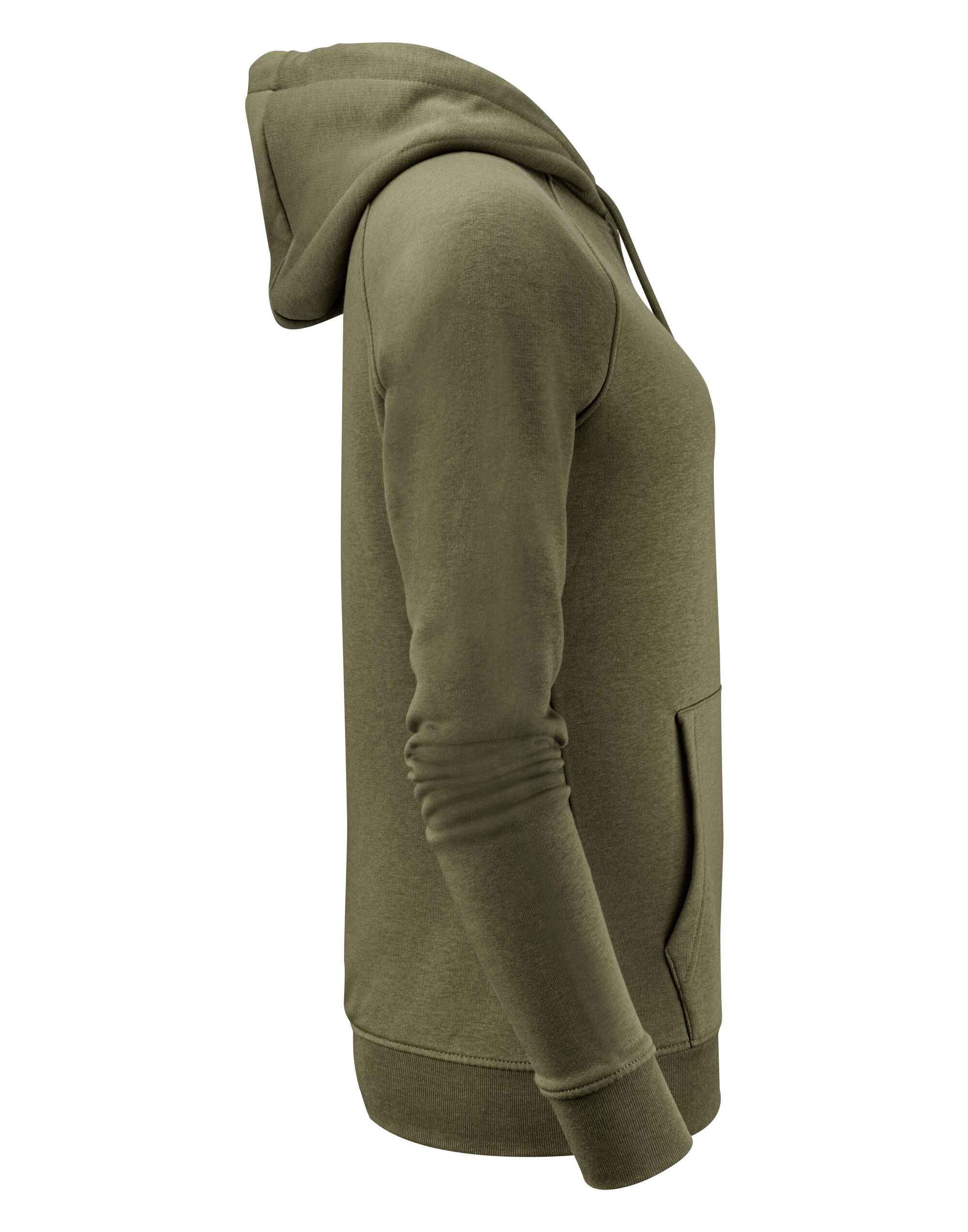 HAR2122041 Moss Green Ladies Hardin Heights Hooded Sweatshirt