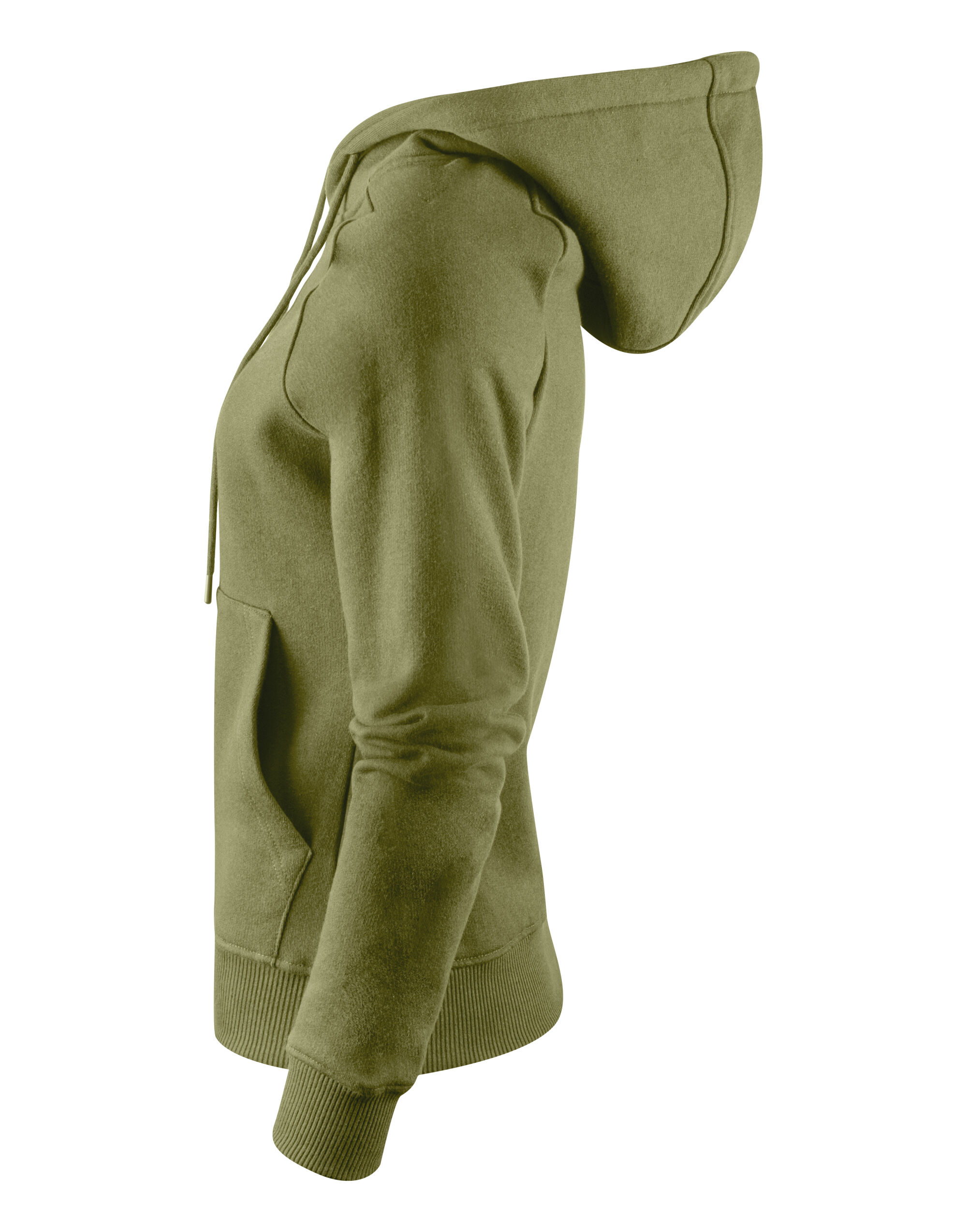 HAR2122041 Moss Green Ladies Hardin Heights Hooded Sweatshirt