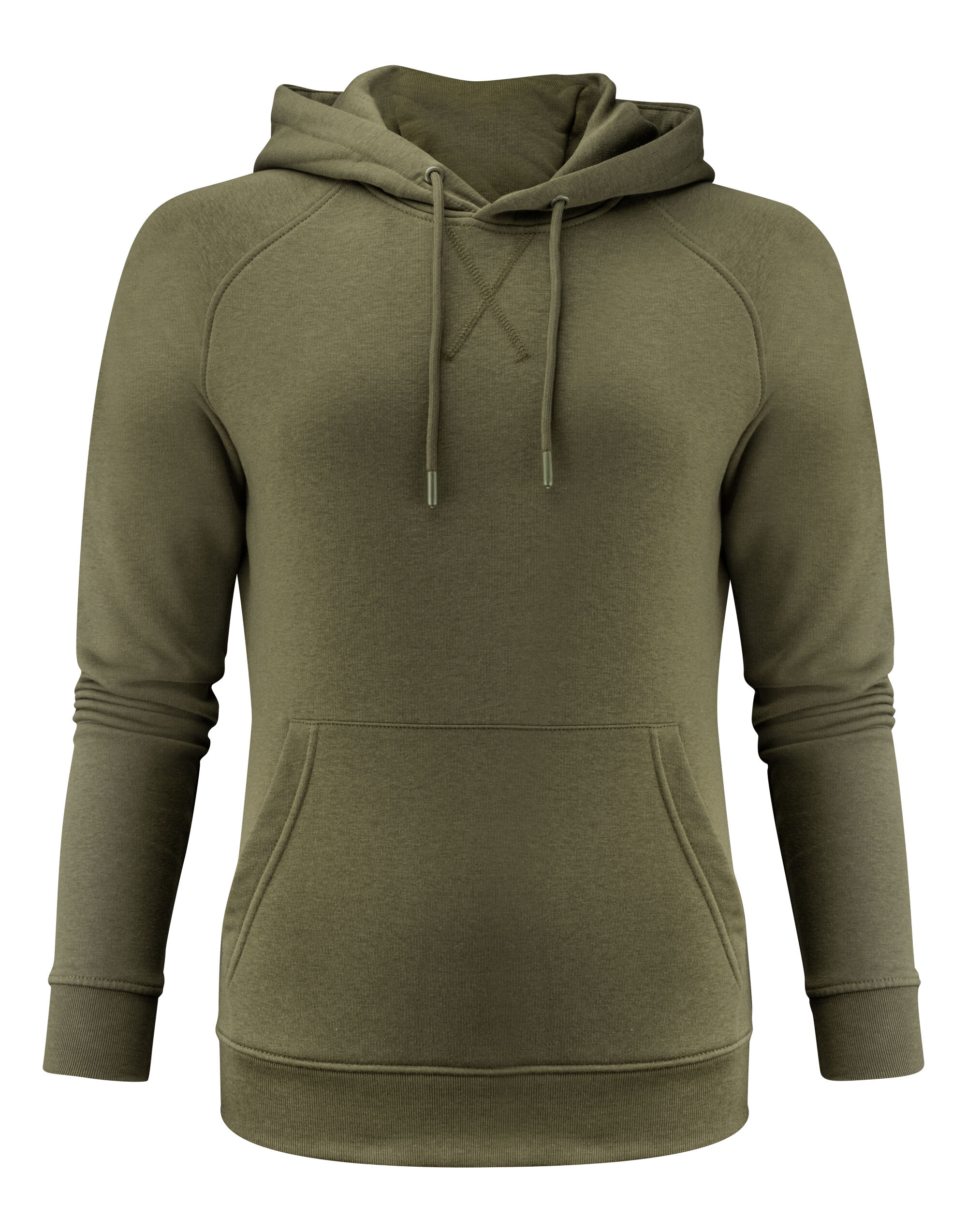 HAR2122041 Ladies Hardin Heights Hooded Sweatshirt Moss Green