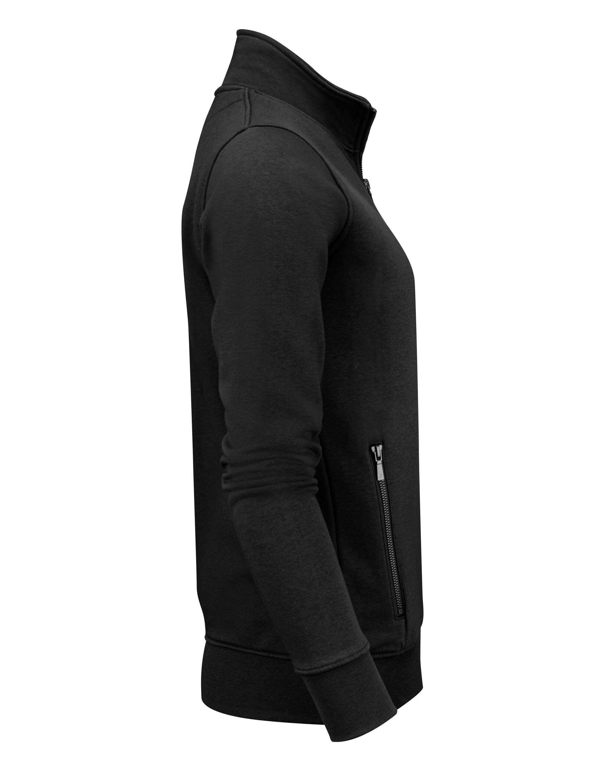 HAR2122042 Ladies Melville Heights Full Zip Sweater Black