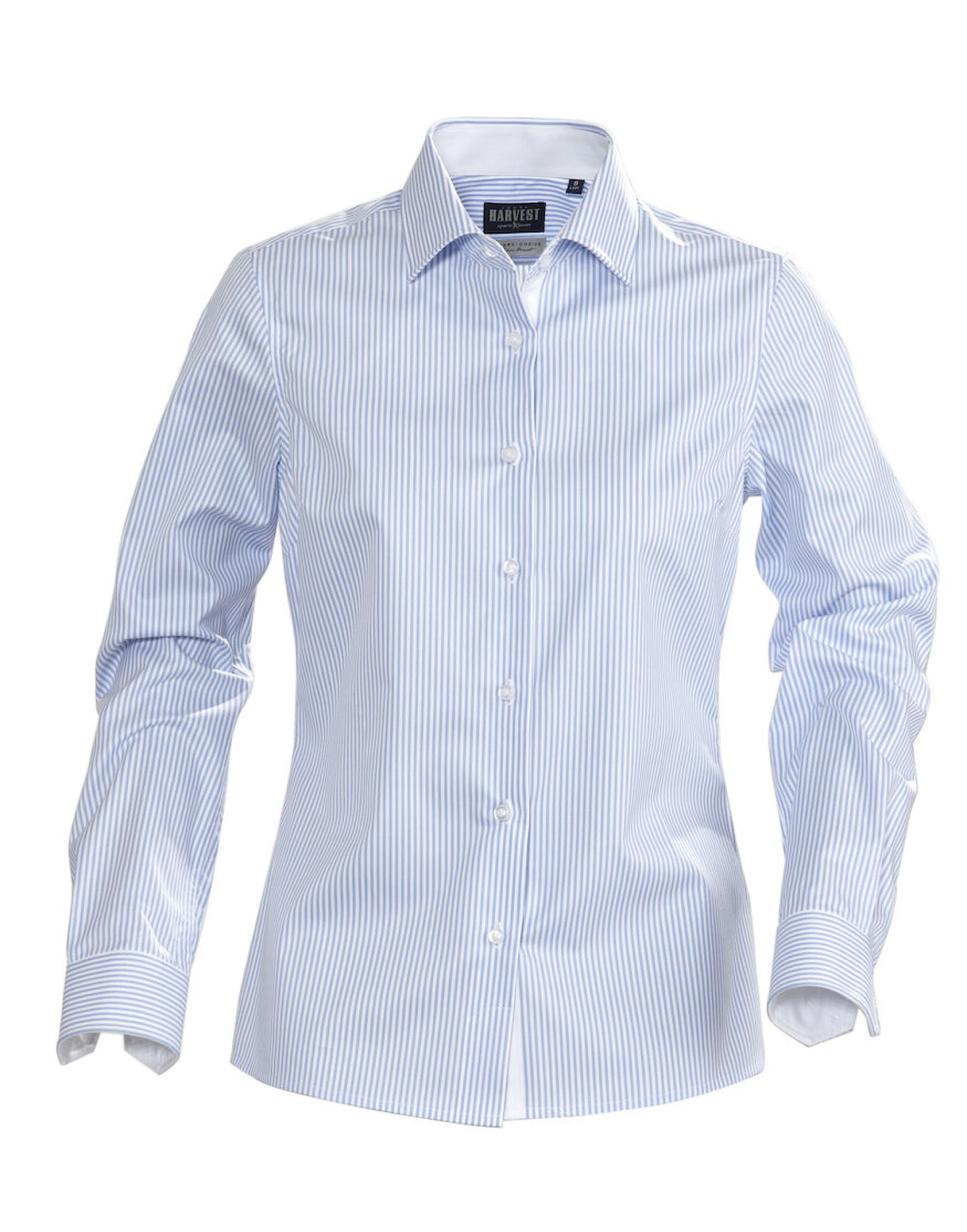 HAR2123021 Ladies Reno Shirt Light Blue