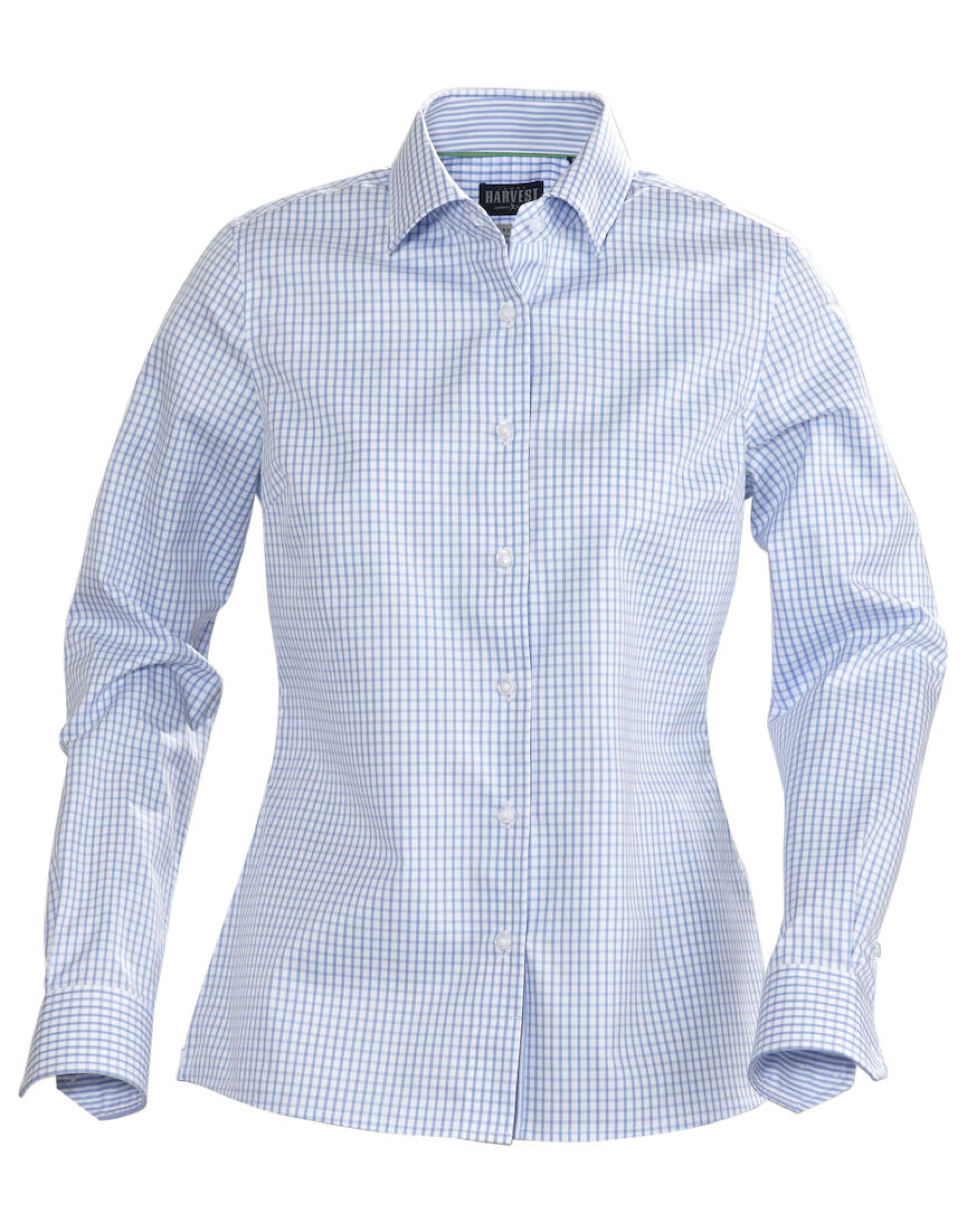 HAR2123022 Ladies Tribeca Shirt Light Blue