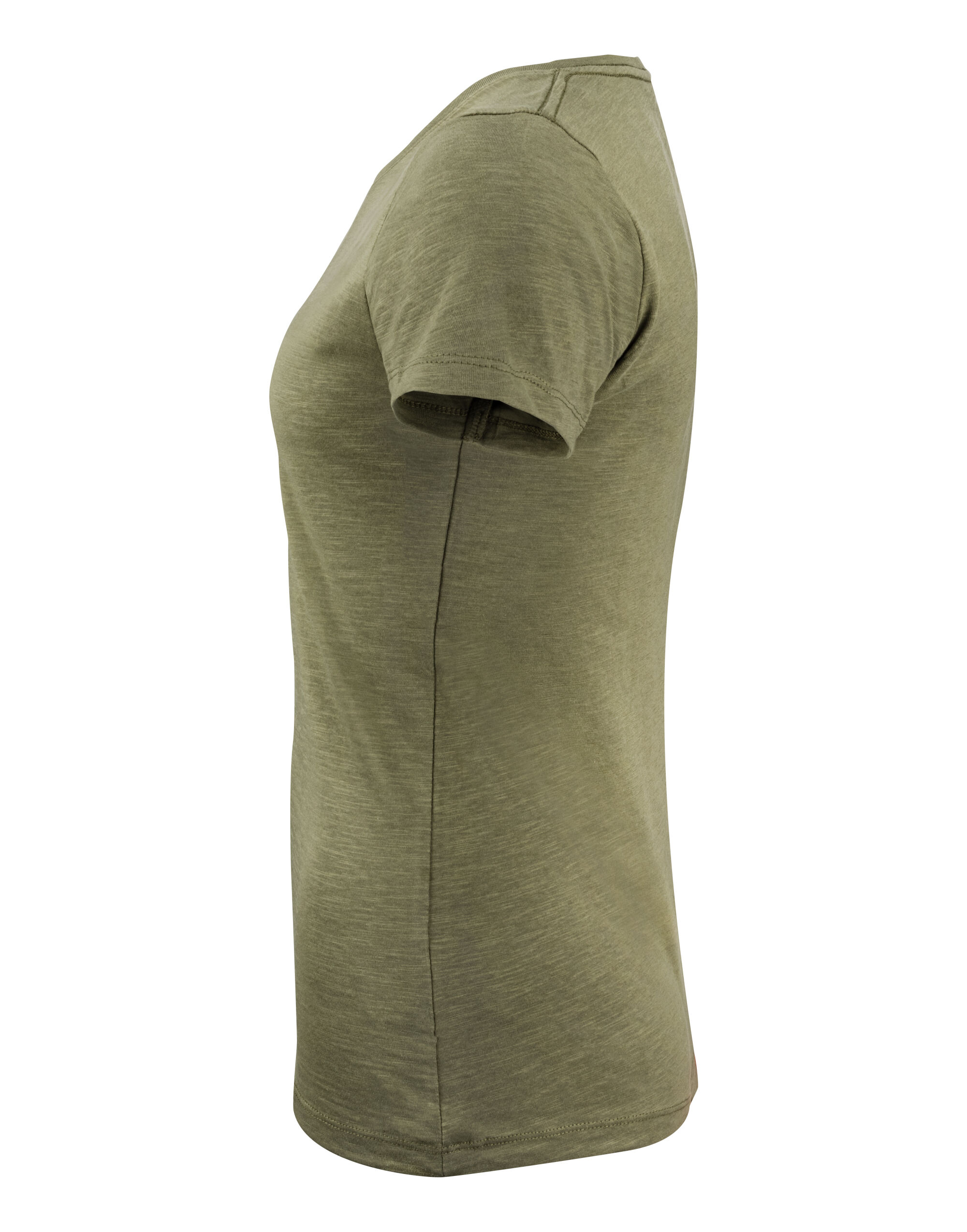 HAR2124005 Moss Green Ladies Twoville T-Shirt