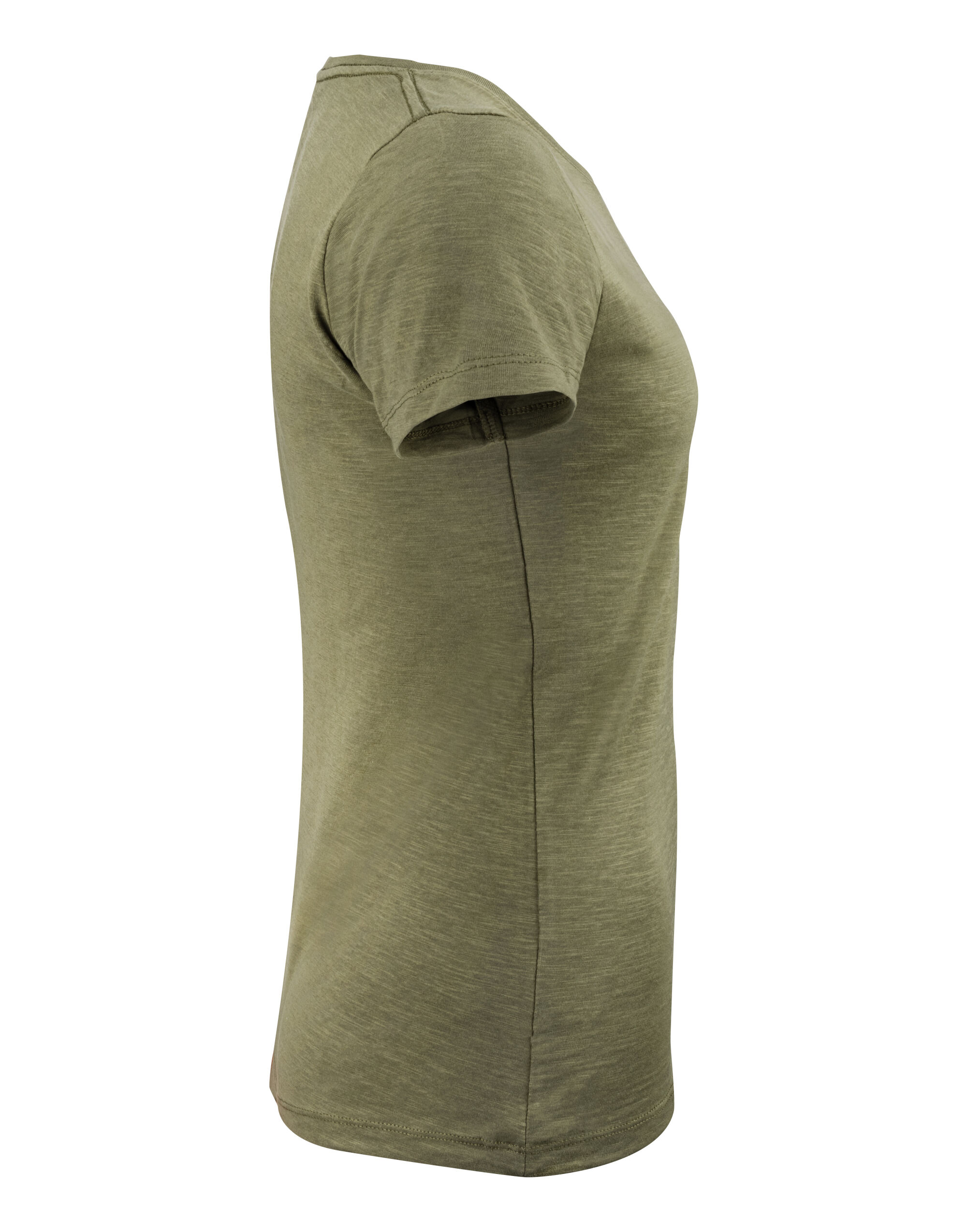 HAR2124005 Moss Green Ladies Twoville T-Shirt