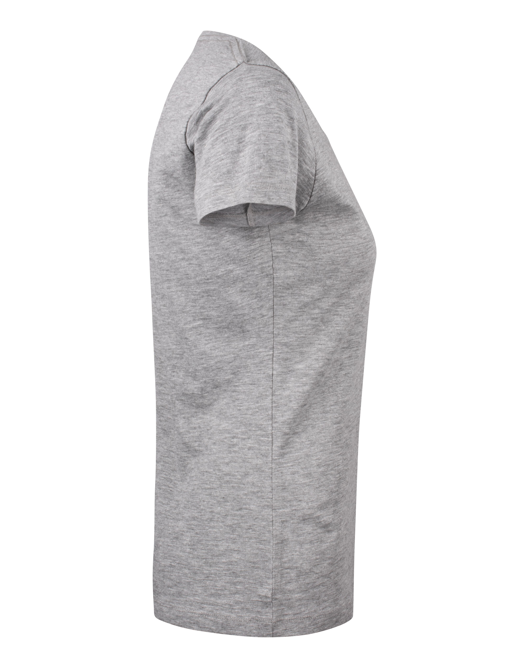 HAR2124005 Grey Melange Ladies Twoville T-Shirt