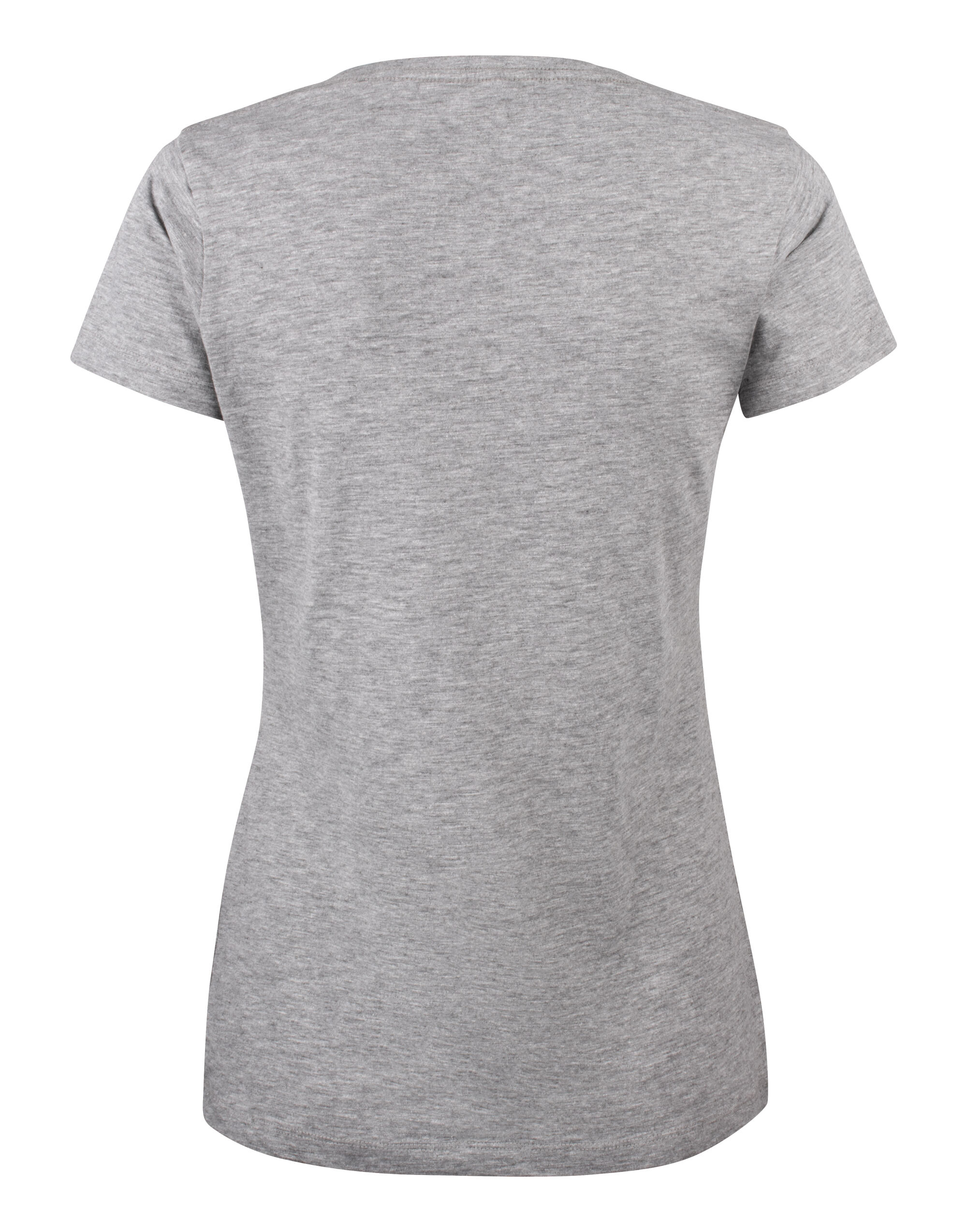 HAR2124005 Grey Melange Ladies Twoville T-Shirt