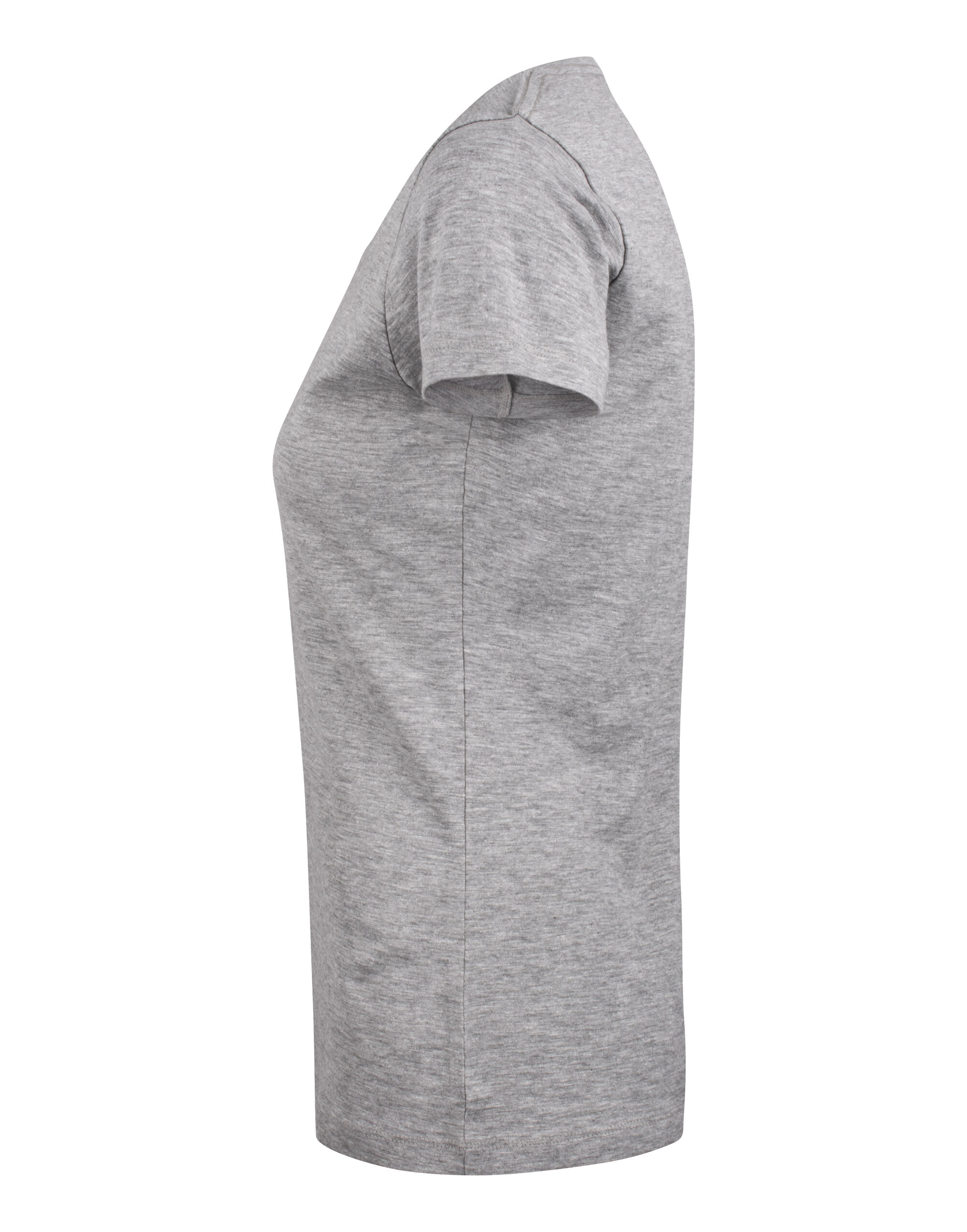 HAR2124005 Grey Melange Ladies Twoville T-Shirt