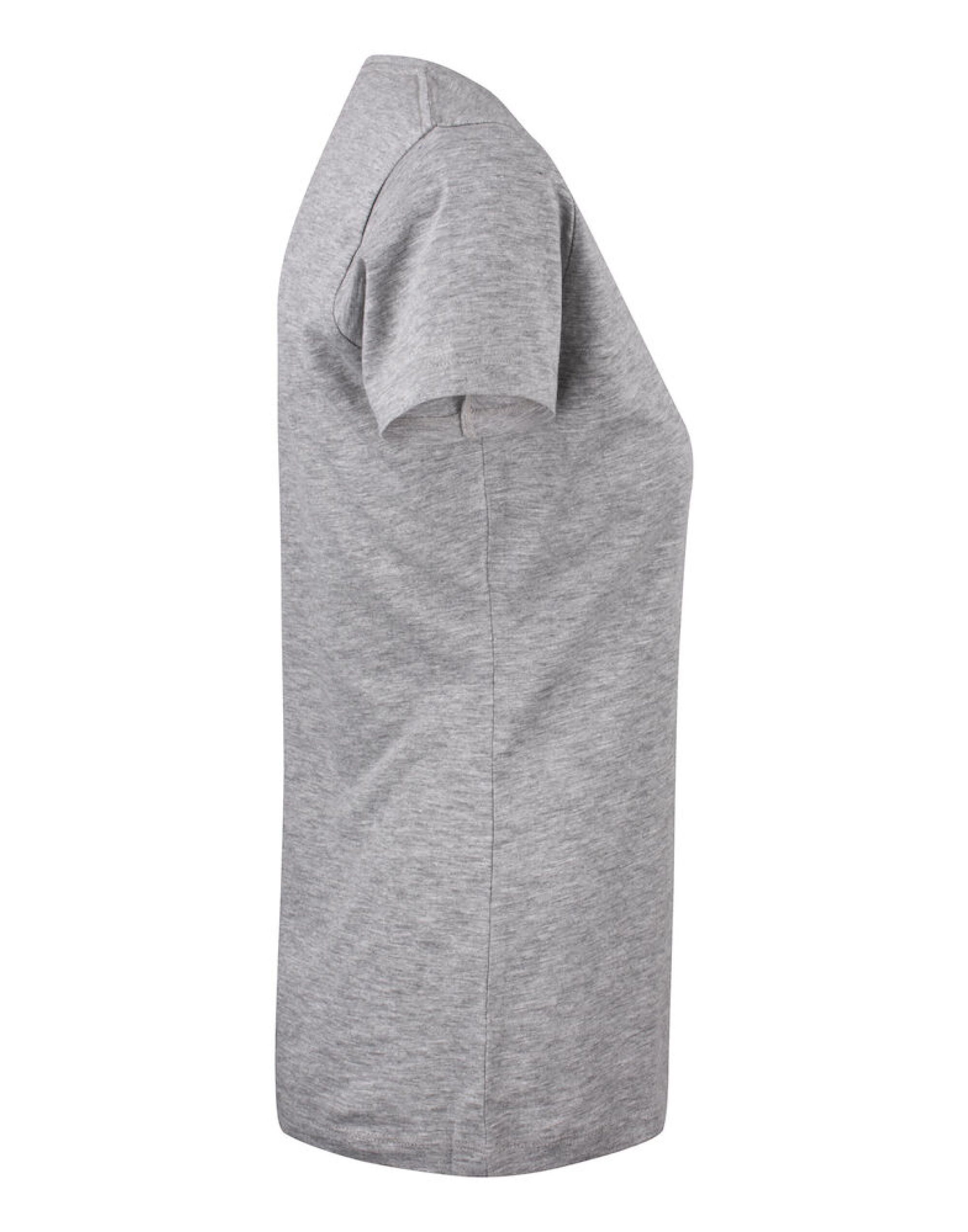 HAR2124006 Grey Melange Whailford V-Neck Ladies T