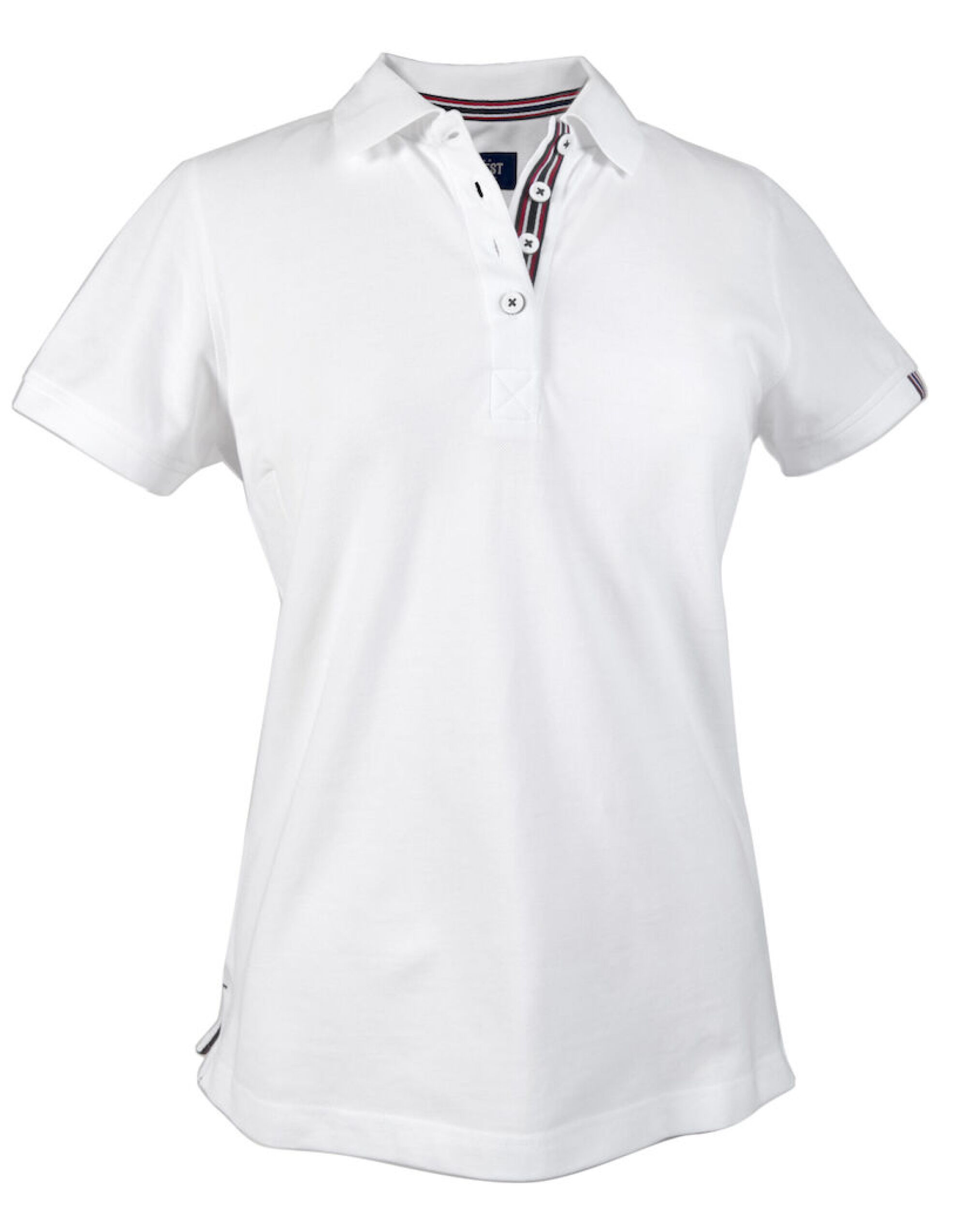 HAR2125026 White Ladies Avon Polo Shirt