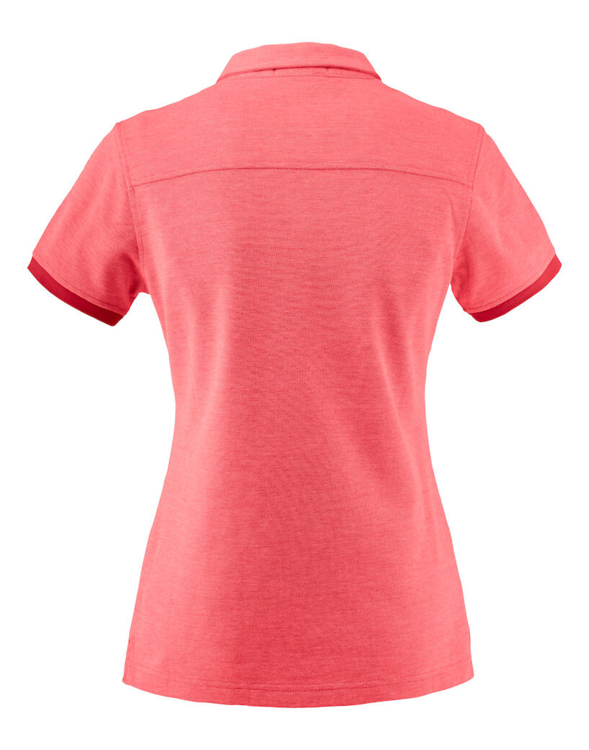HAR2125031 Larkford Ladies Pique Polo Red Melange