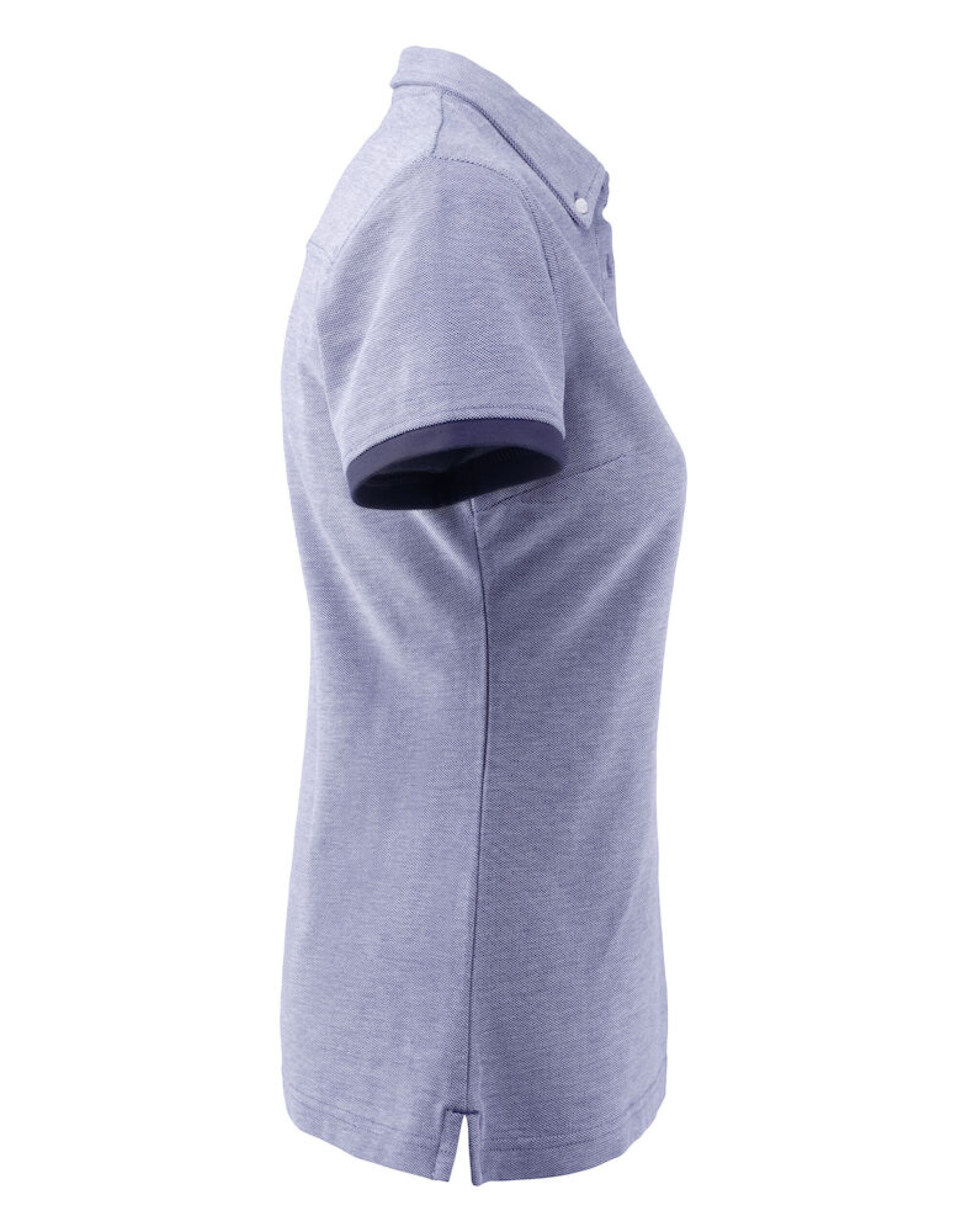 HAR2125031 Larkford Ladies Pique Polo Light Blue Melange