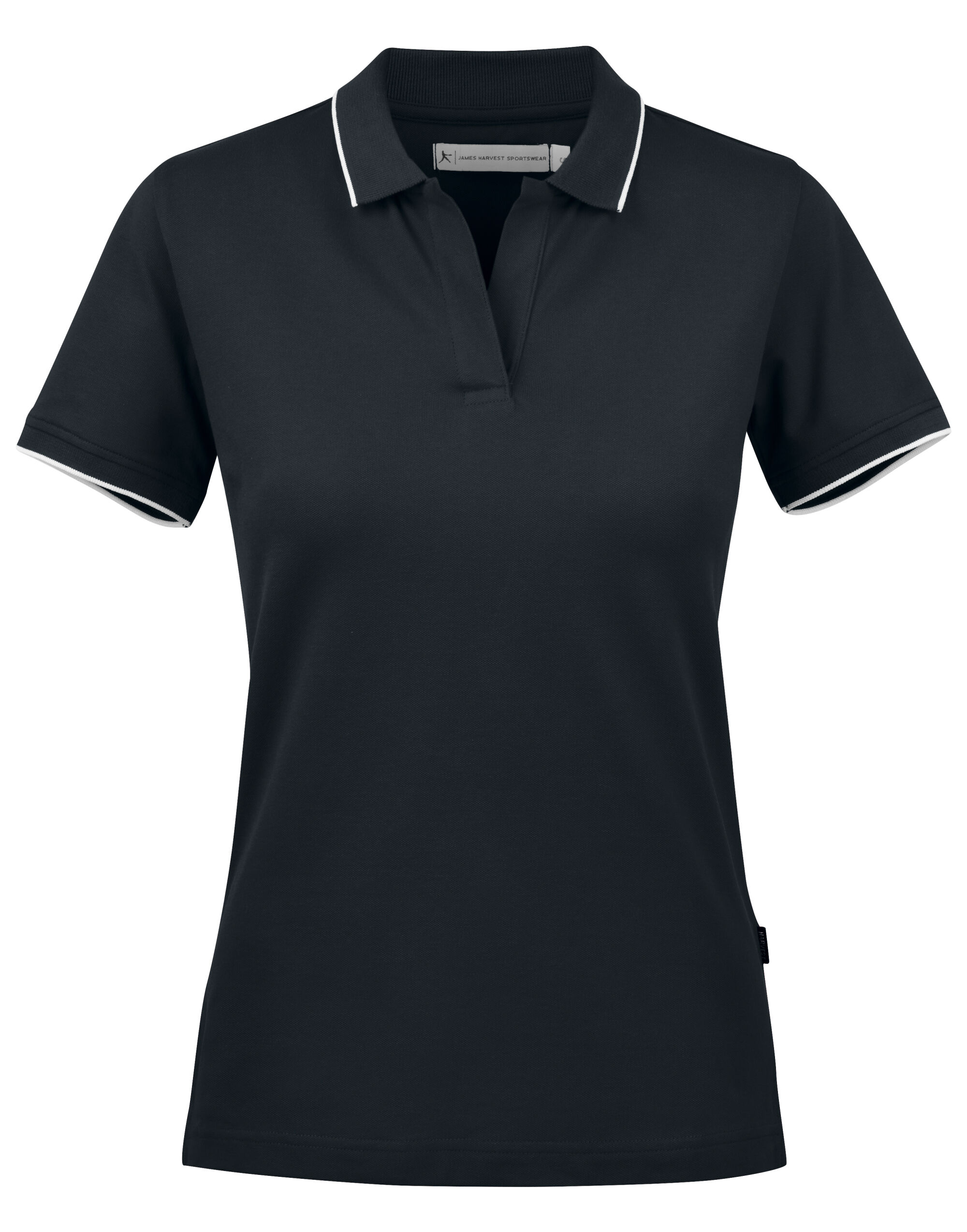 HAR2125036 Ladies Greenville Polo Black HAR2125036 Ladies Greenville Polo Black