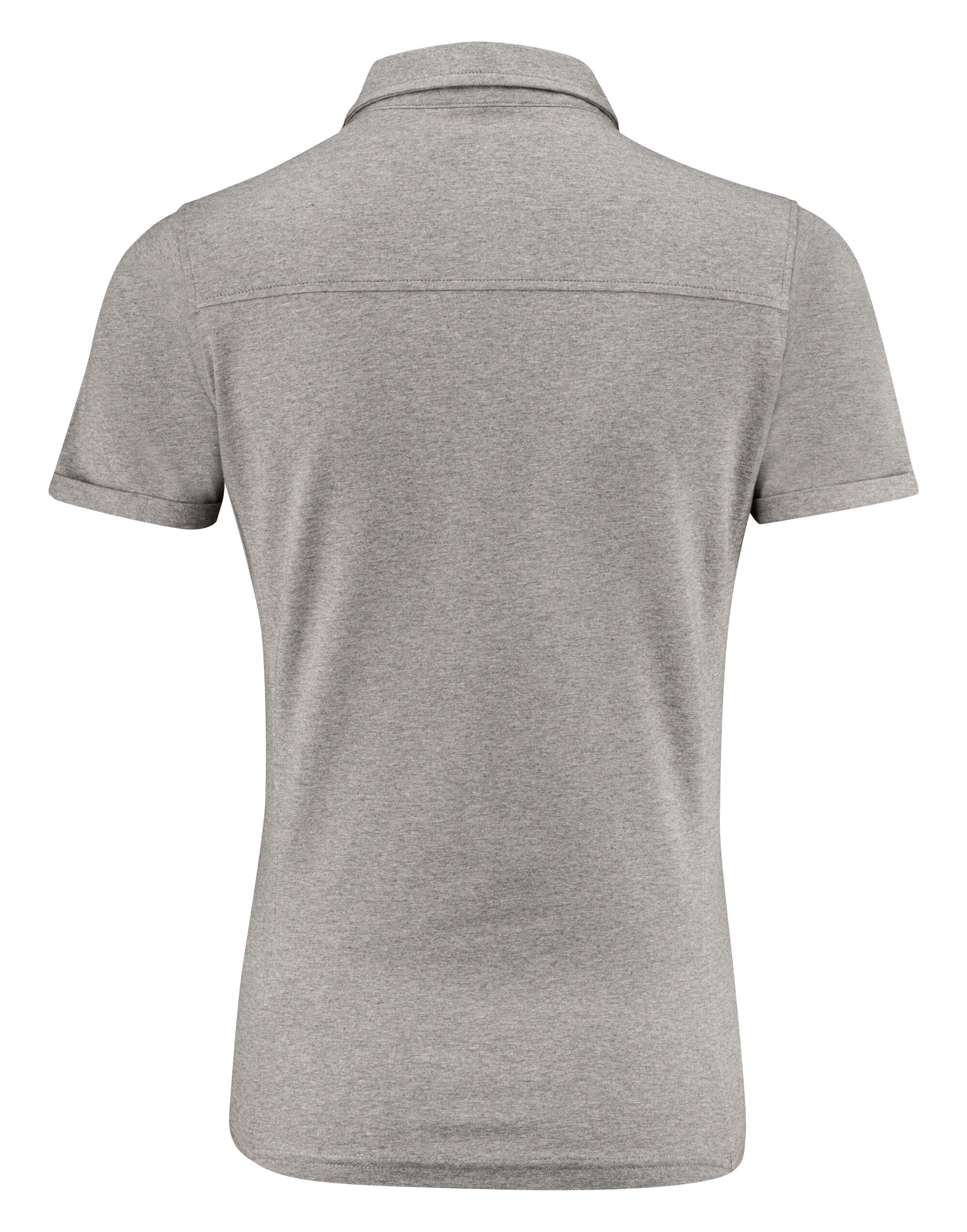 HAR2125038 Grey Melange Ladies American Supreme Polo