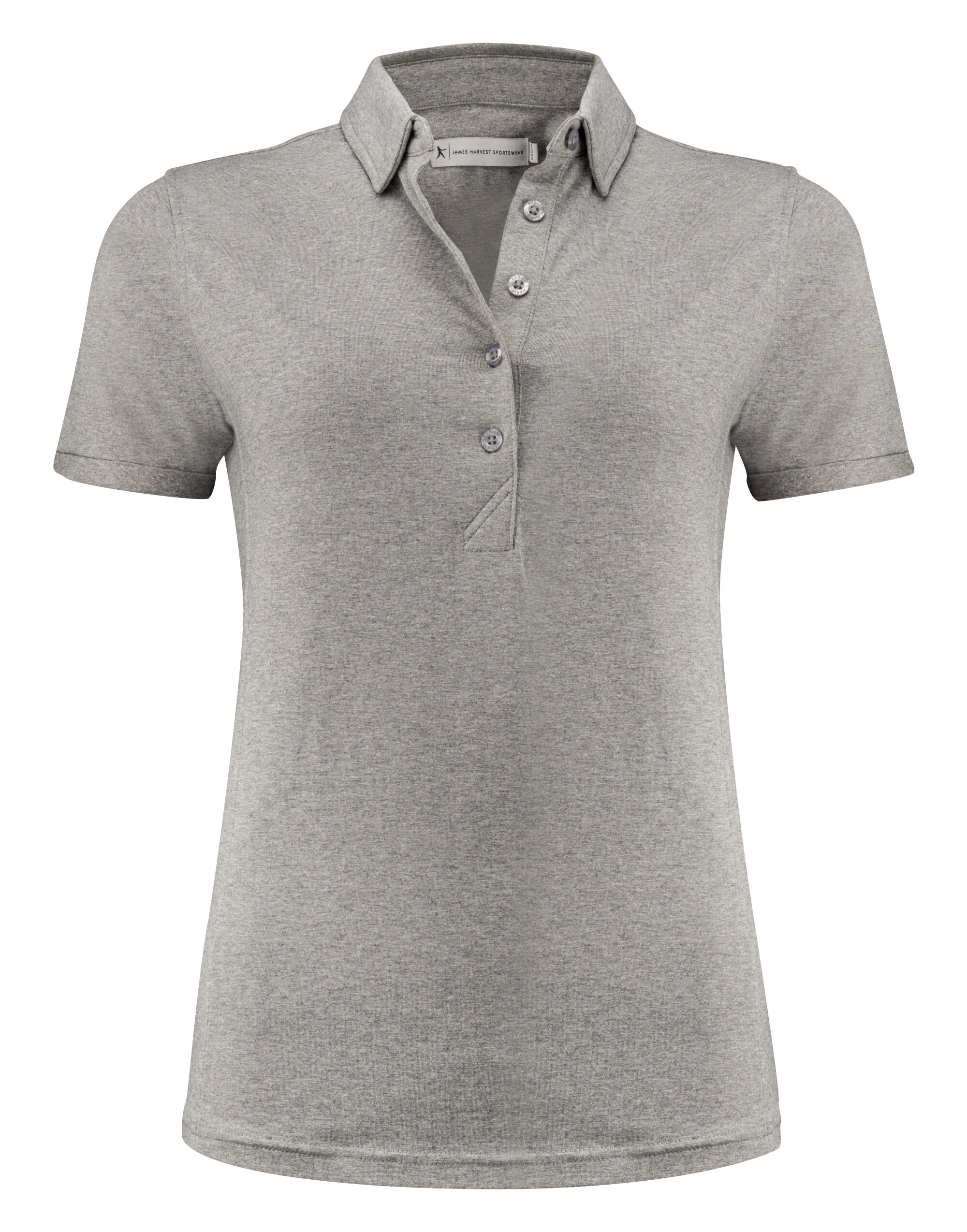 HAR2125038 Grey Melange Ladies American Supreme Polo