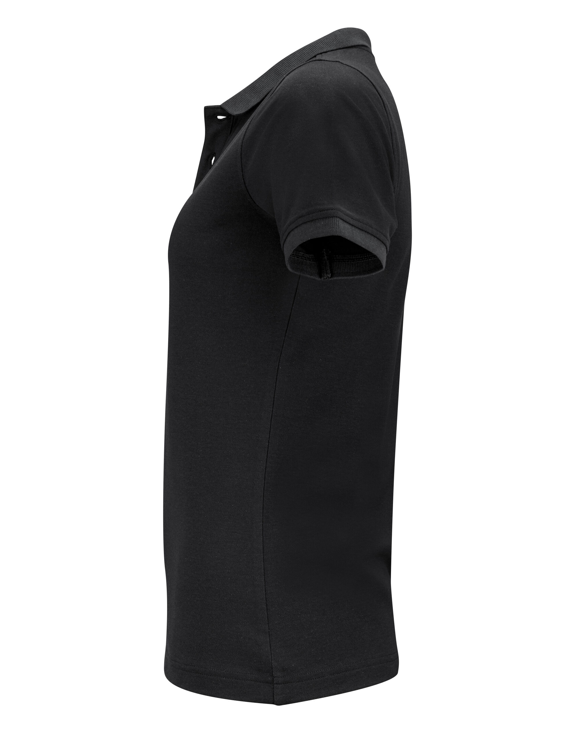 HAR2125039 Black Ladies Pinedale Piqué Polo
