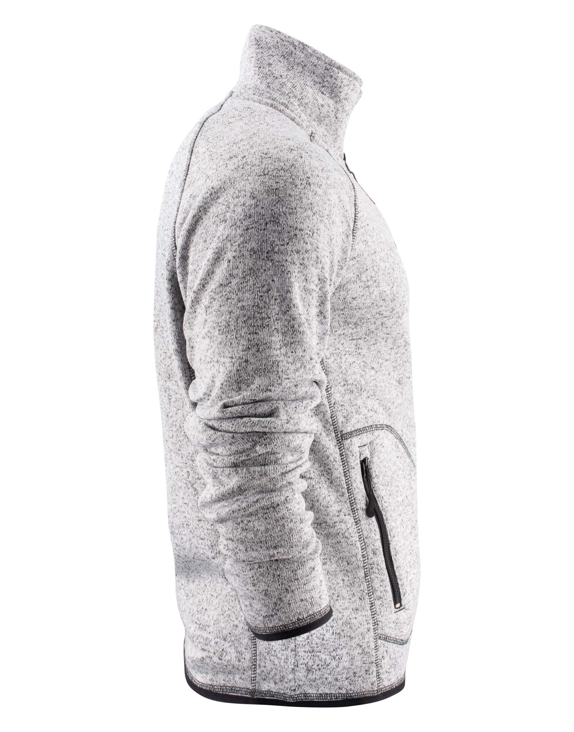 HAR2131503 Grey Melange Rich Hill Fleece Jacket