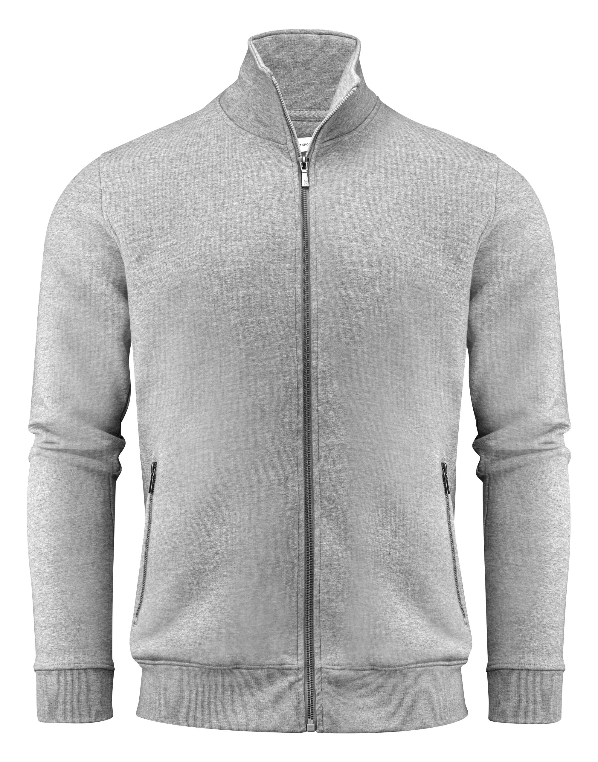 HAR2132026 Grey Melange Melville Heights Full Zip Sweater HAR2132026 Grey Melange Melville Heights Full Zip Sweater
