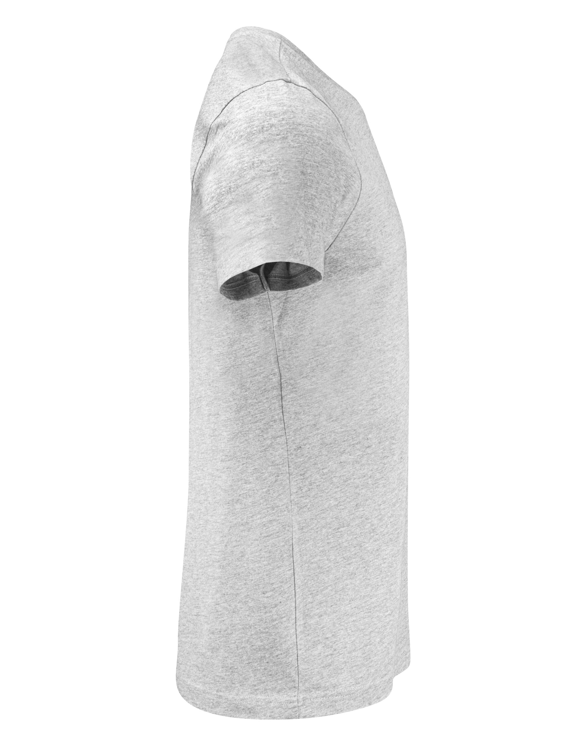 HAR2134017 Grey Melange American U T-Shirt