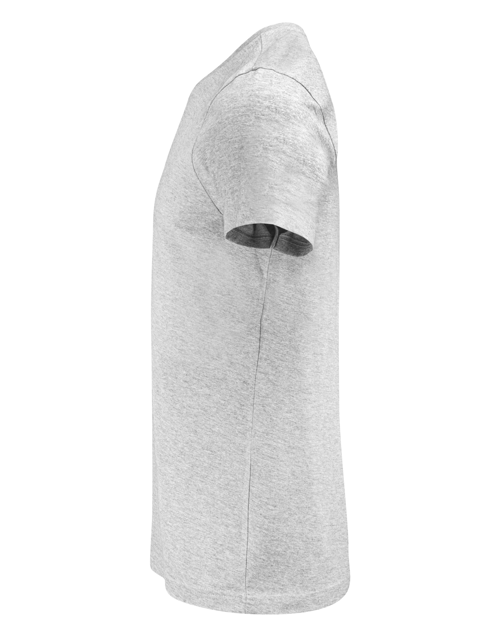 HAR2134017 Grey Melange American U T-Shirt