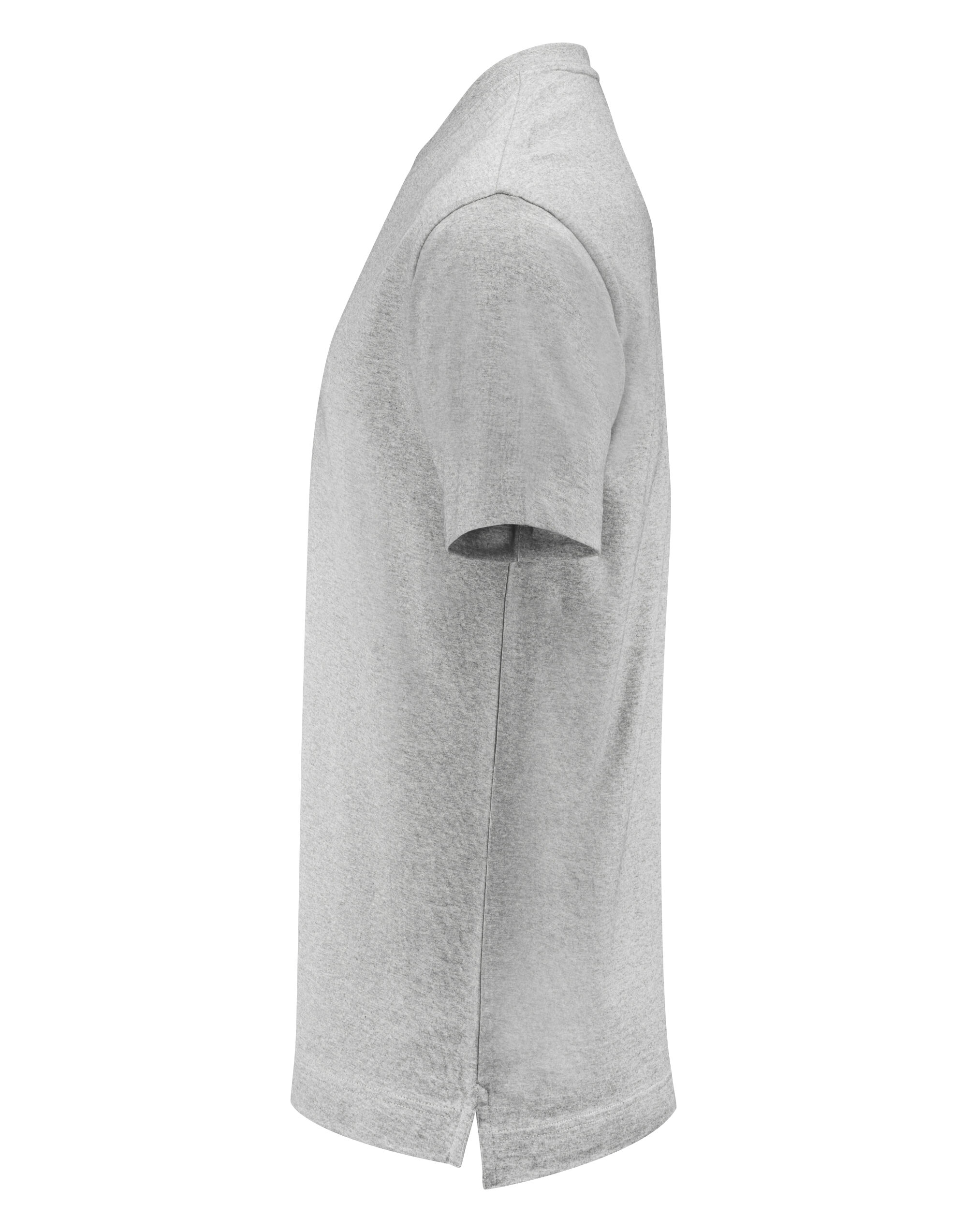 HAR2134019 Grey Melange Devons Pocket Unisex T-Shirt