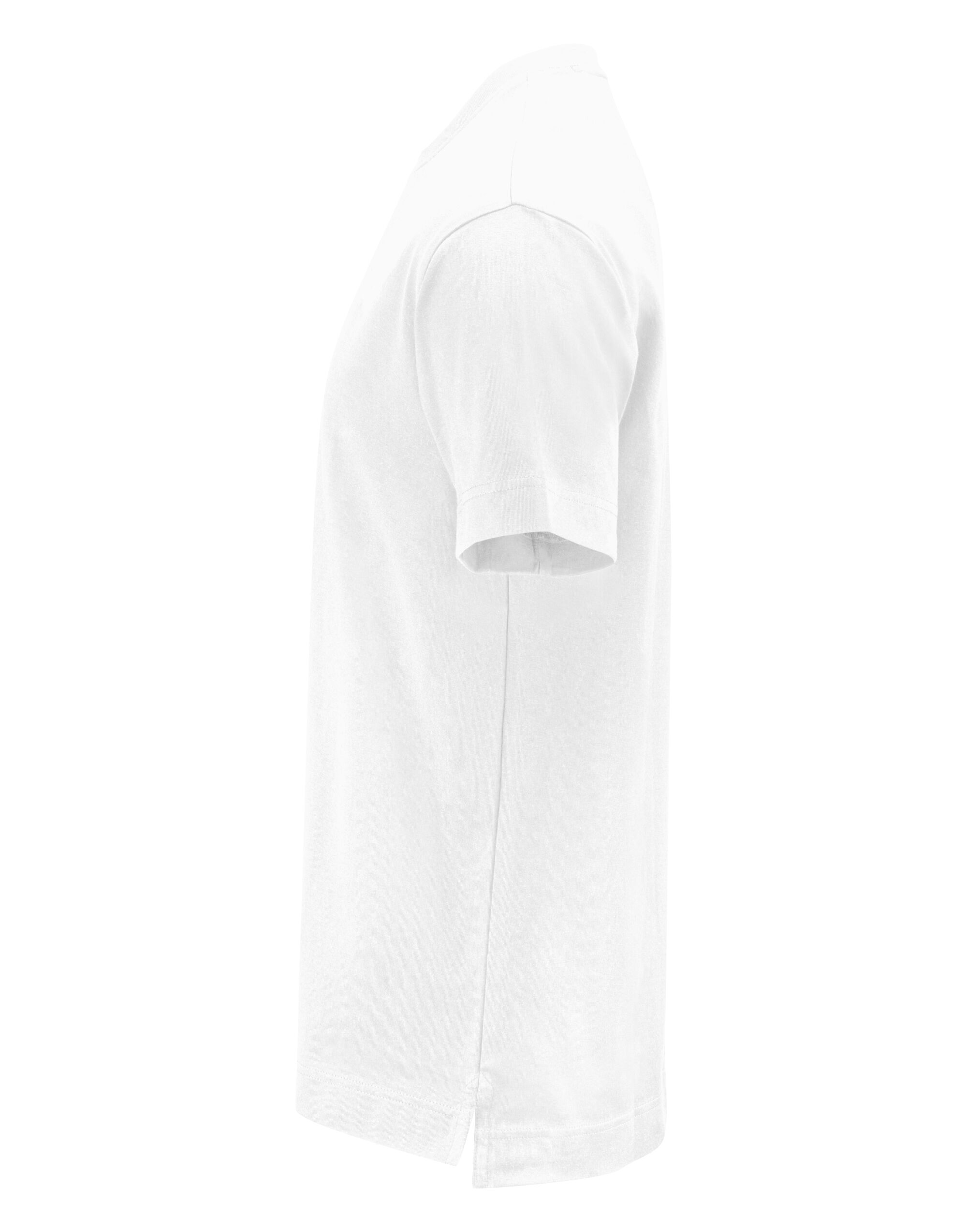 HAR2134019 Devons Pocket Unisex T-Shirt White
