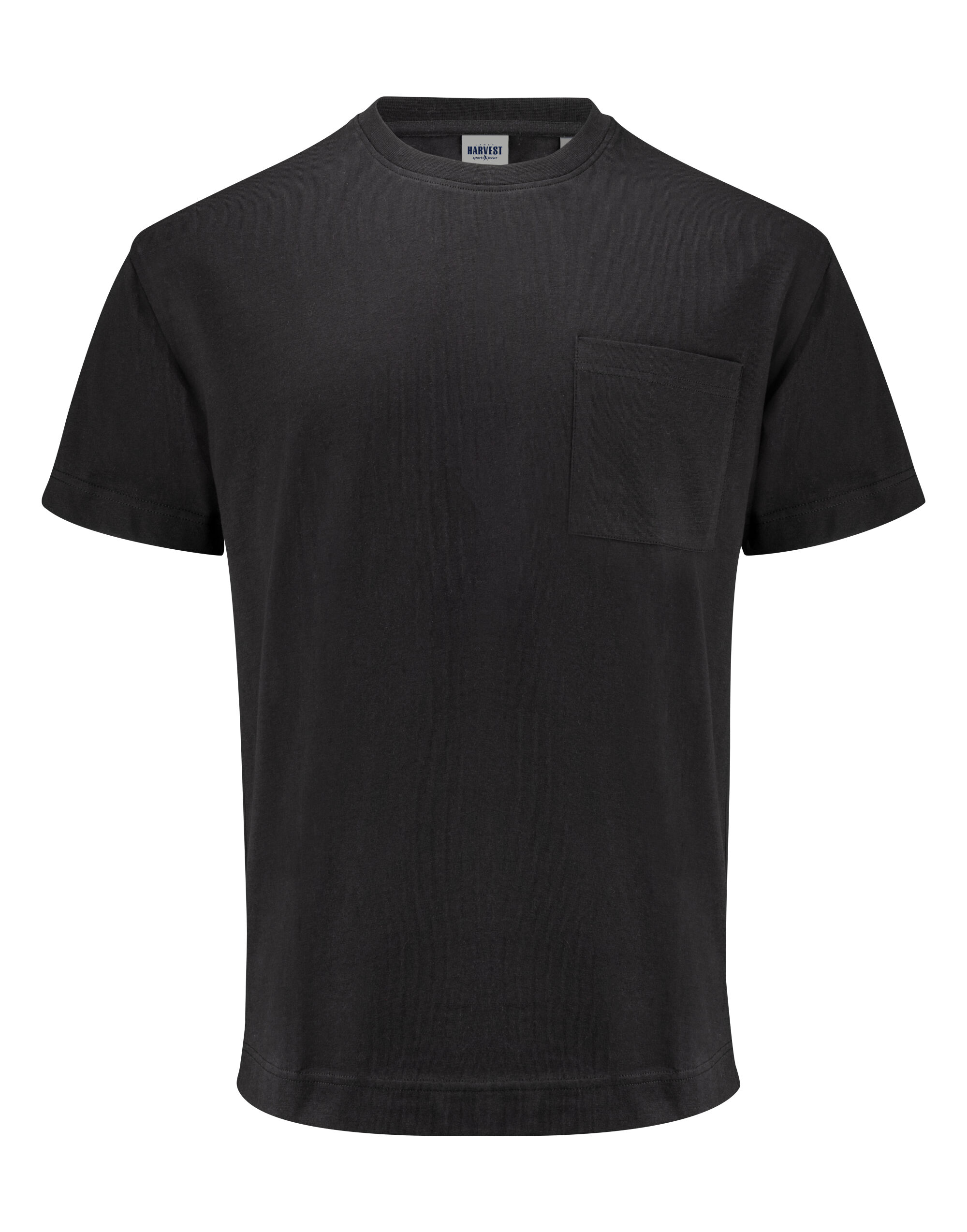 HAR2134019 Black Devons Pocket Unisex T-Shirt