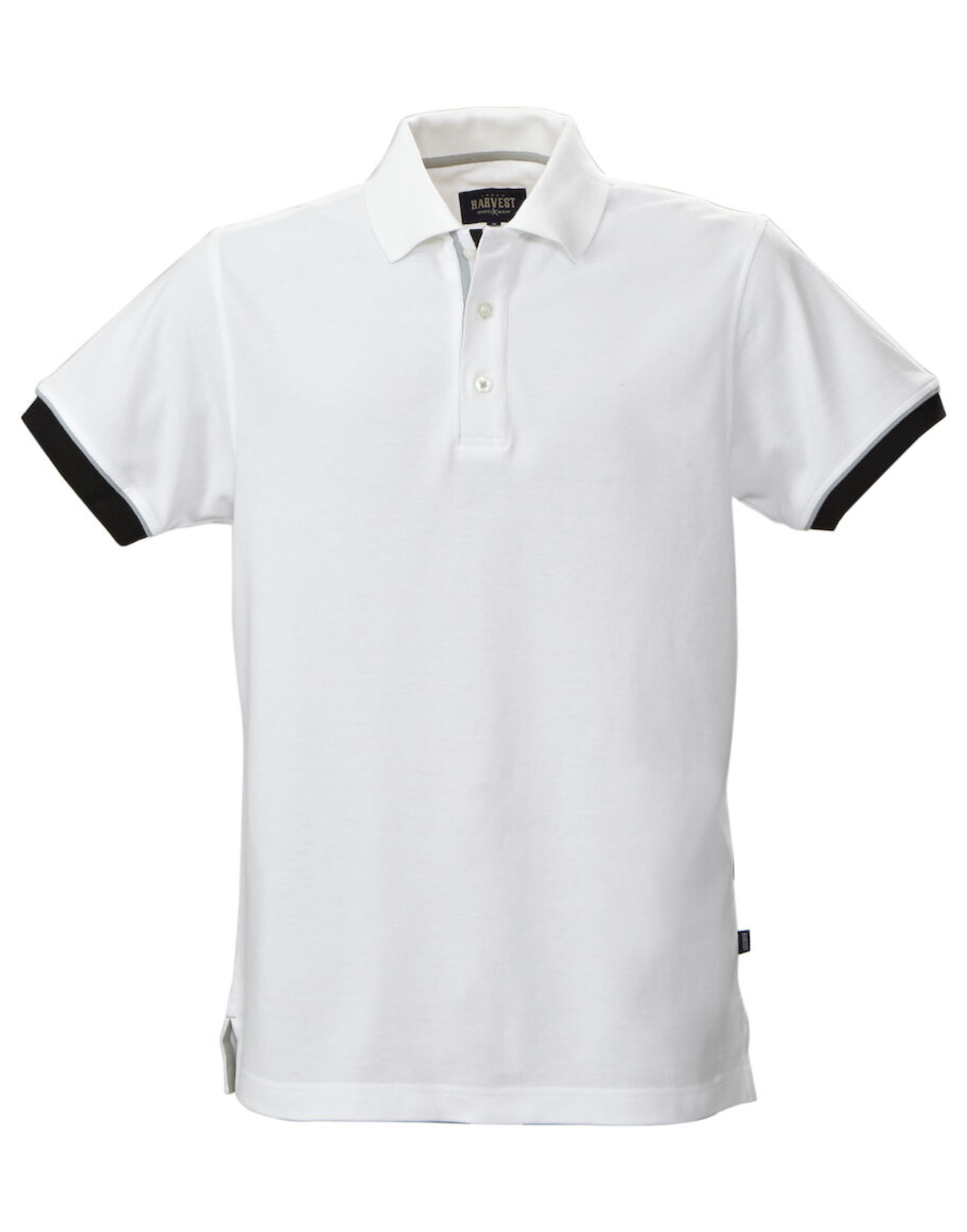 HAR2135023 Anderson Pique Polo White HAR2135023 Anderson Pique Polo White