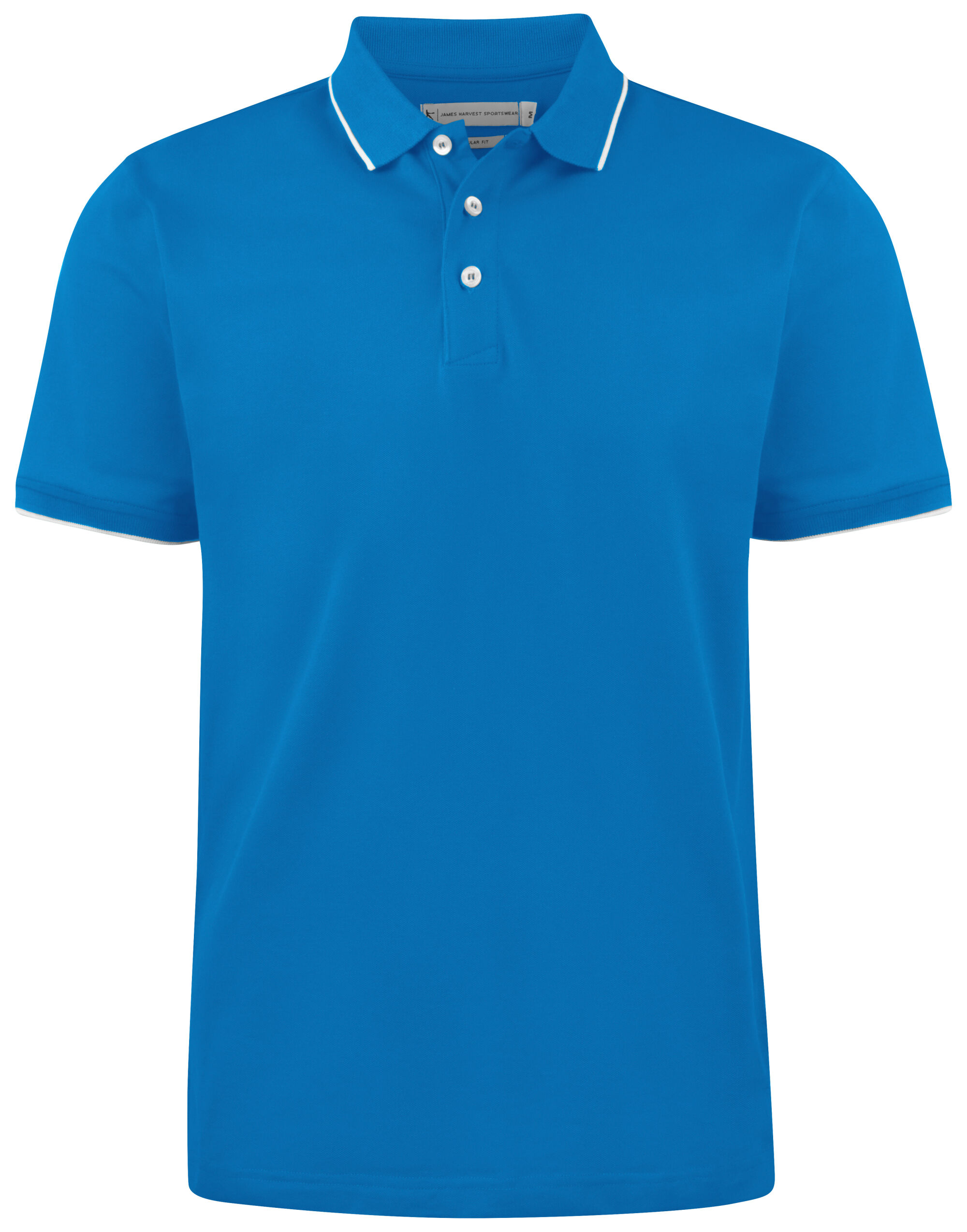 HAR2135035 Bright Blue Greenville Regular Polo Shirt
