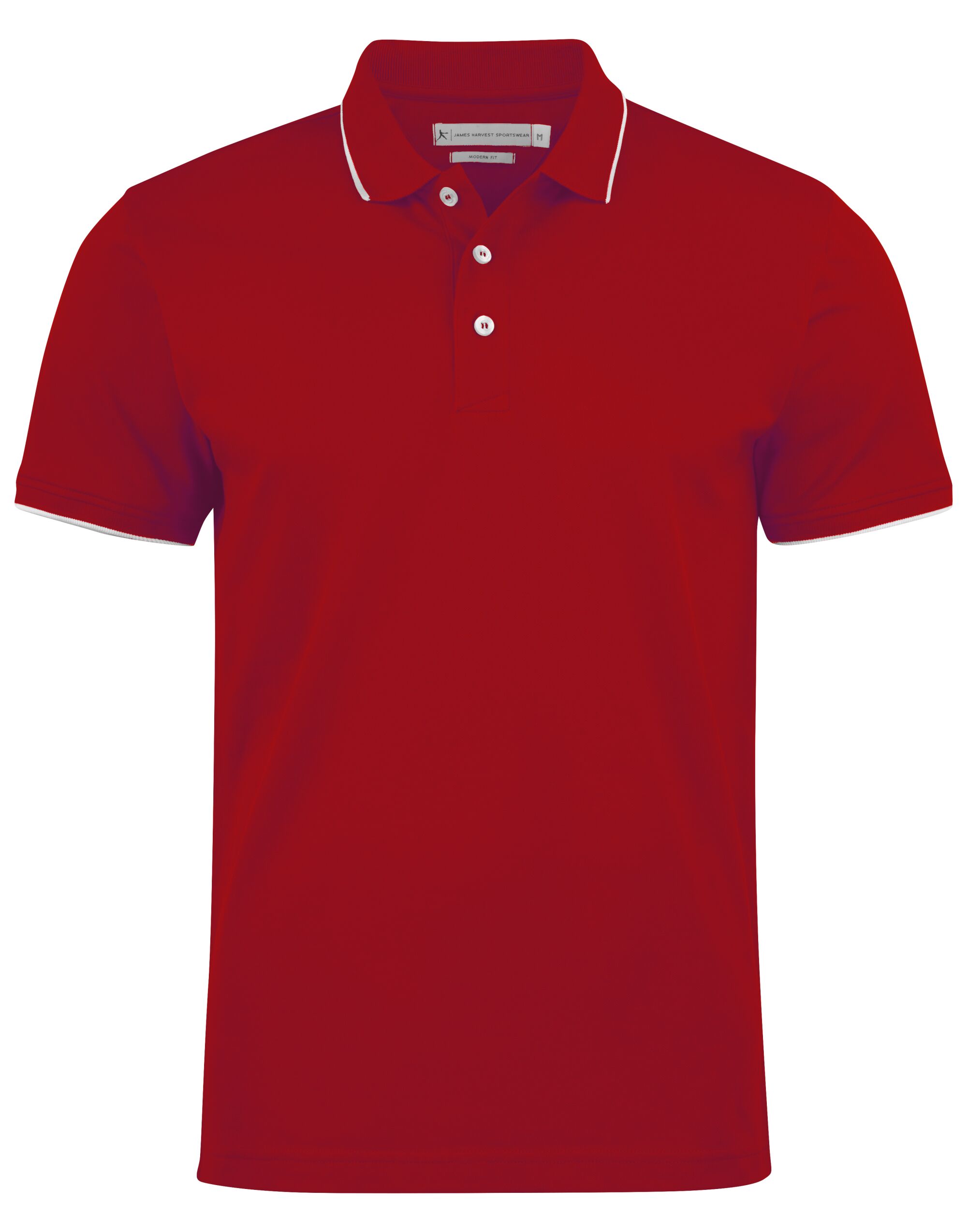 HAR2135036 Greenville Modern Polo Red