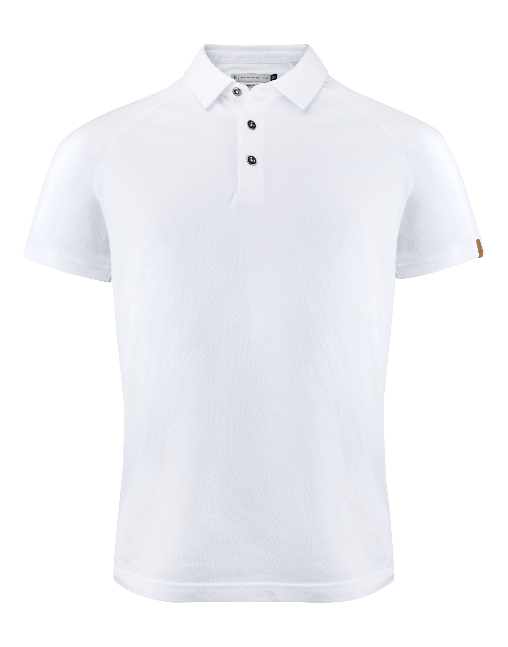 HAR2135038 White Brookings Modern Polo Shirt HAR2135038 White Brookings Modern Polo Shirt