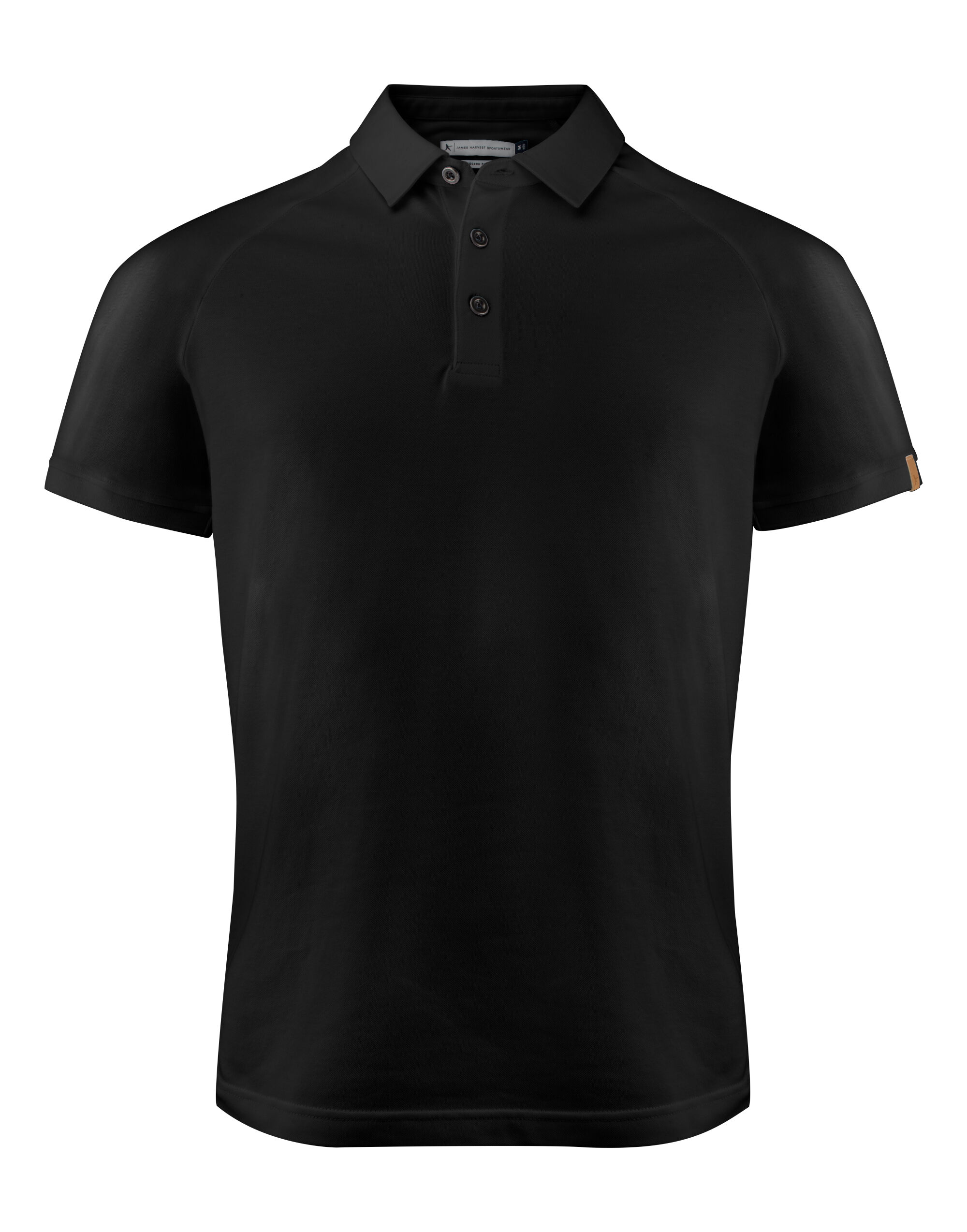 HAR2135038 Brookings Modern Polo Shirt Black HAR2135038 Brookings Modern Polo Shirt Black