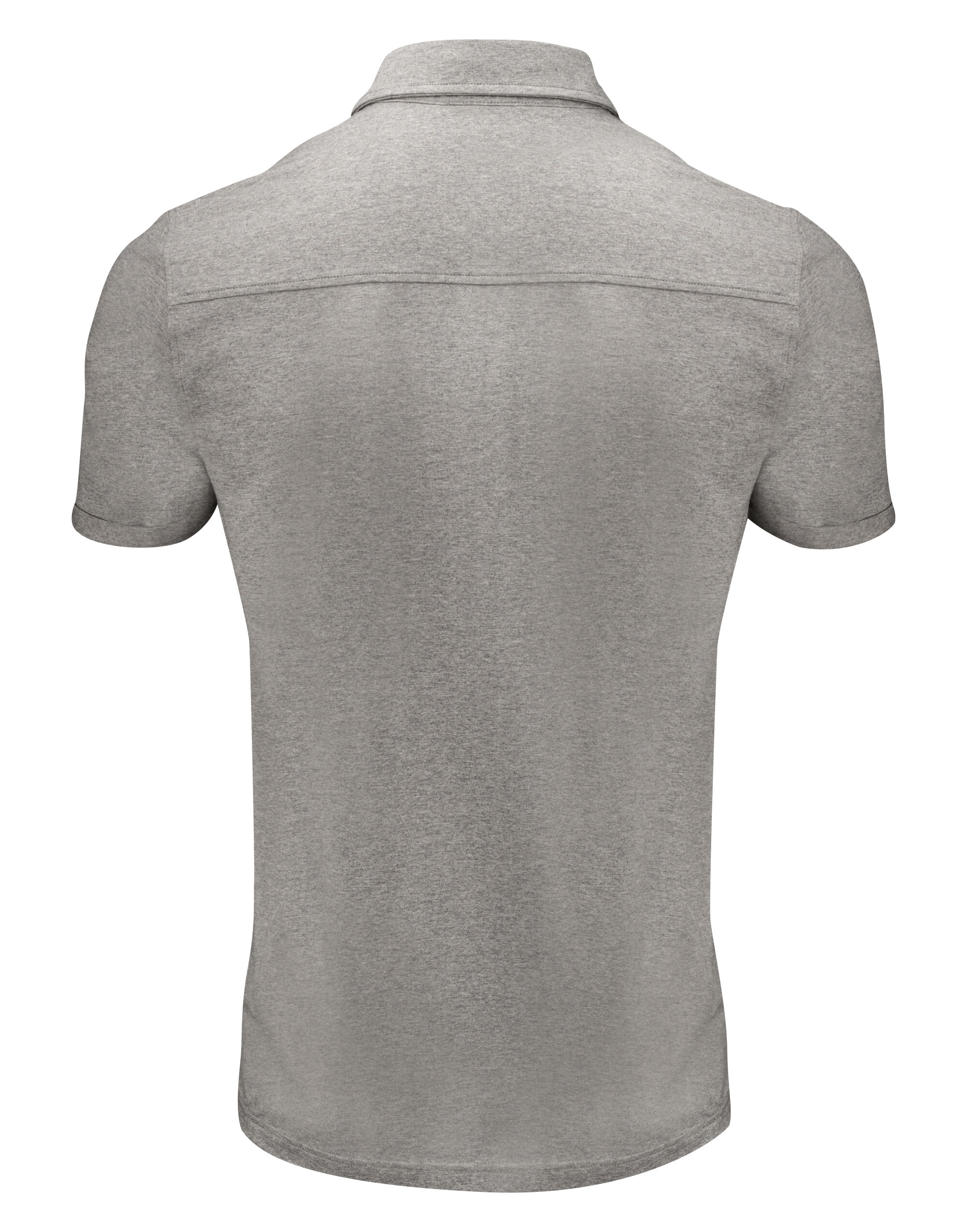 HAR2135039 Grey Melange American Supreme Polo