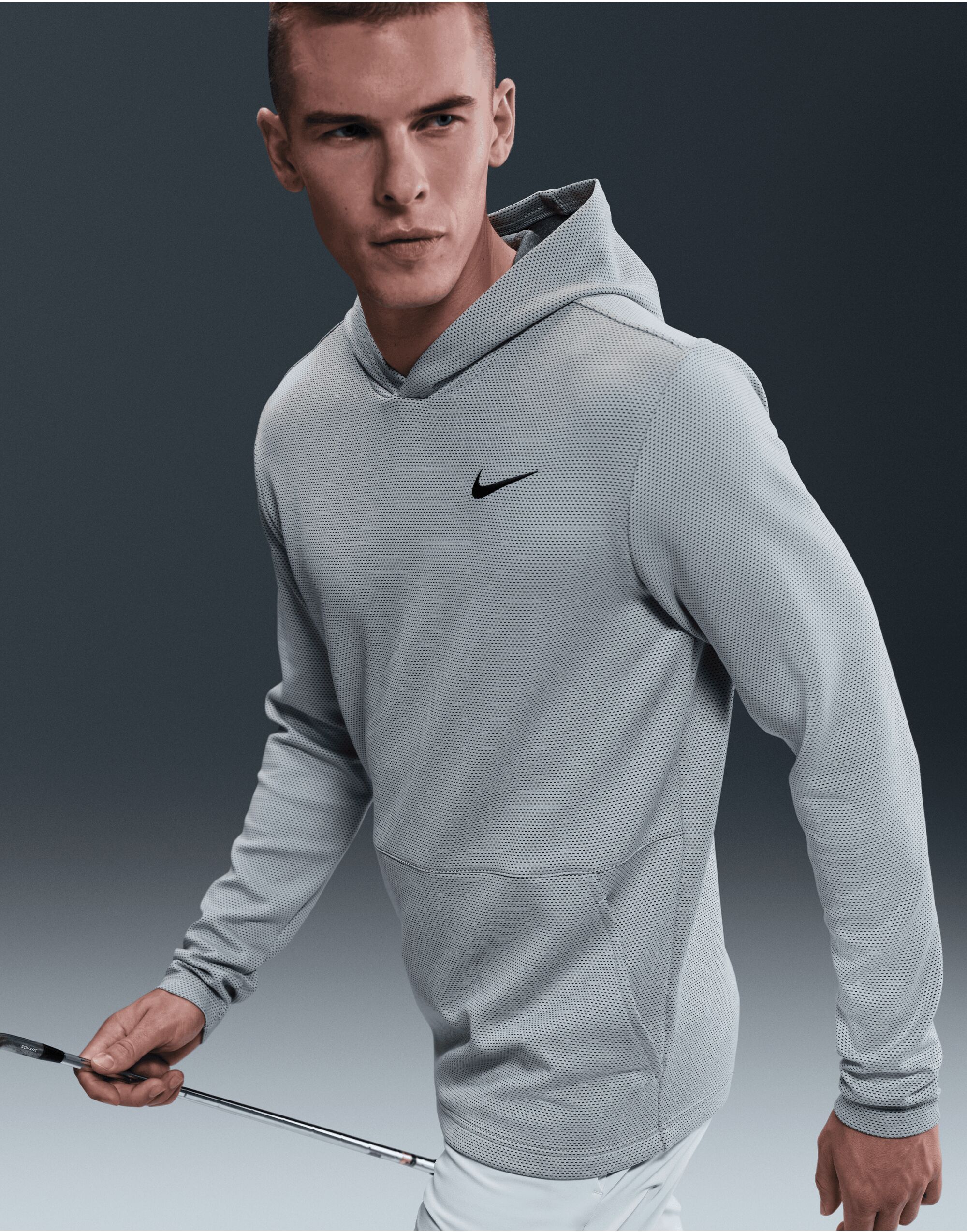 HM5645 Dri-FIT Therma Flex Hoody Wolf Grey/Black/Black