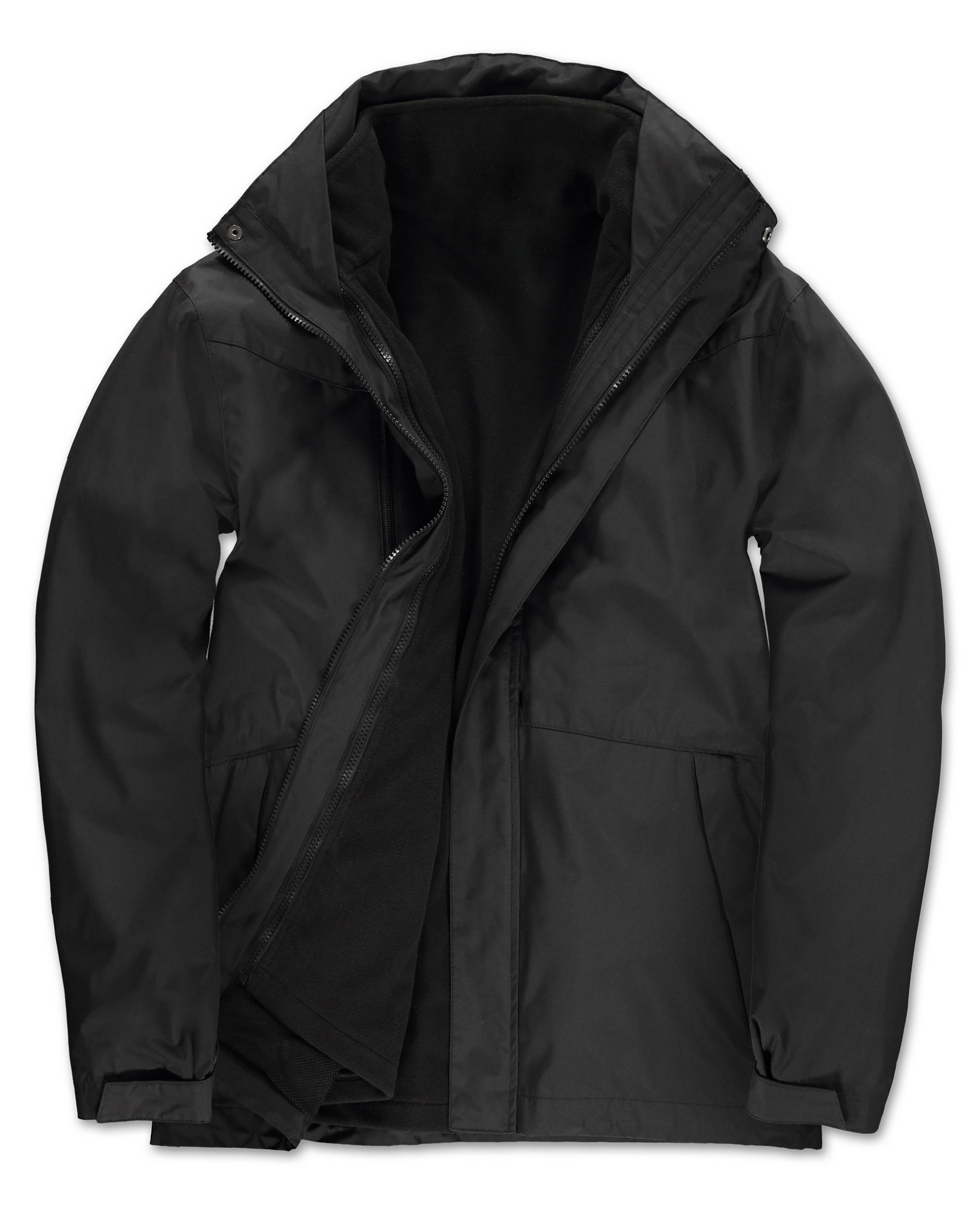 JU873 Men’s Corporate 3-in-1 Jacket Black
