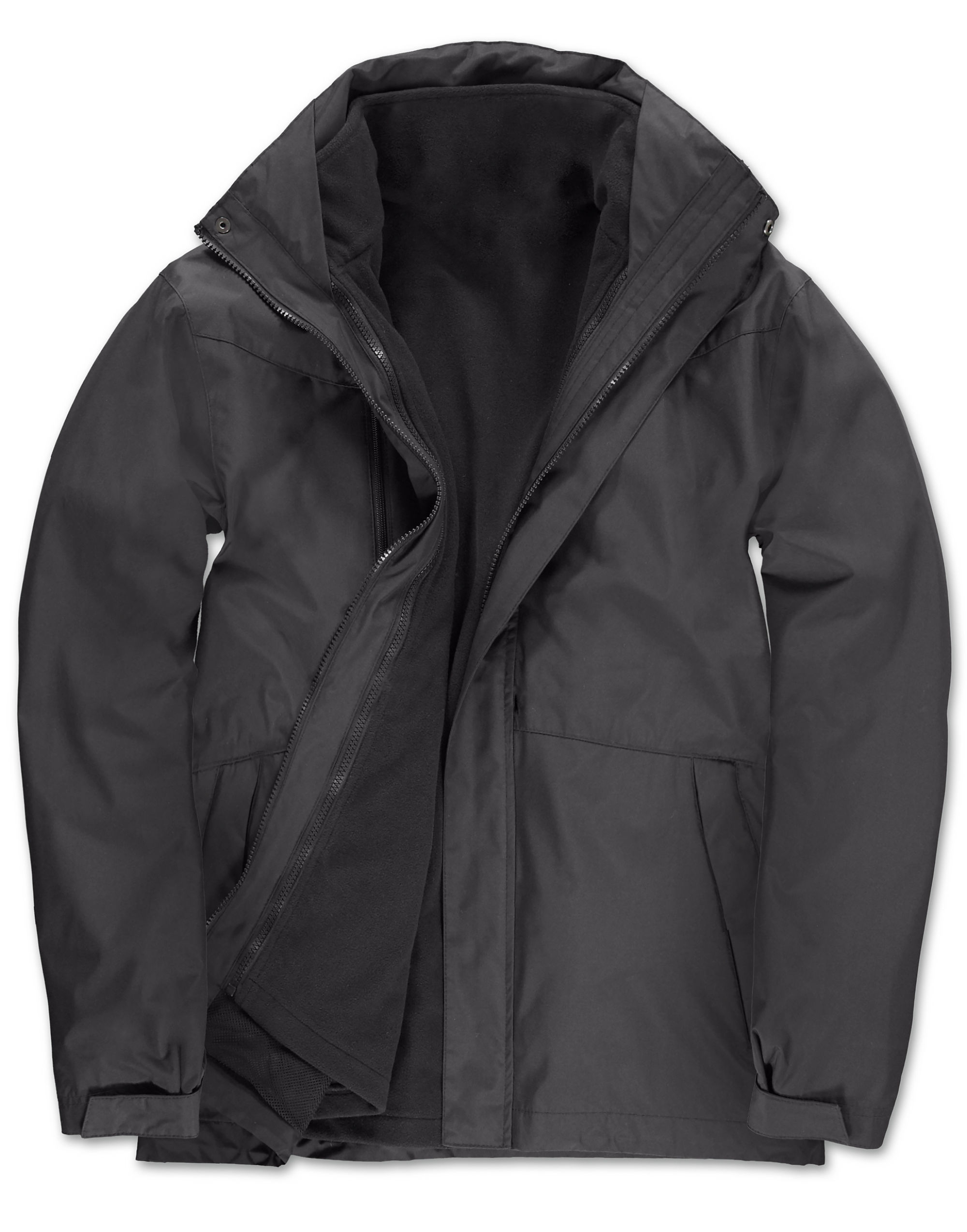 JU873 Men’s Corporate 3-in-1 Jacket Dark Grey