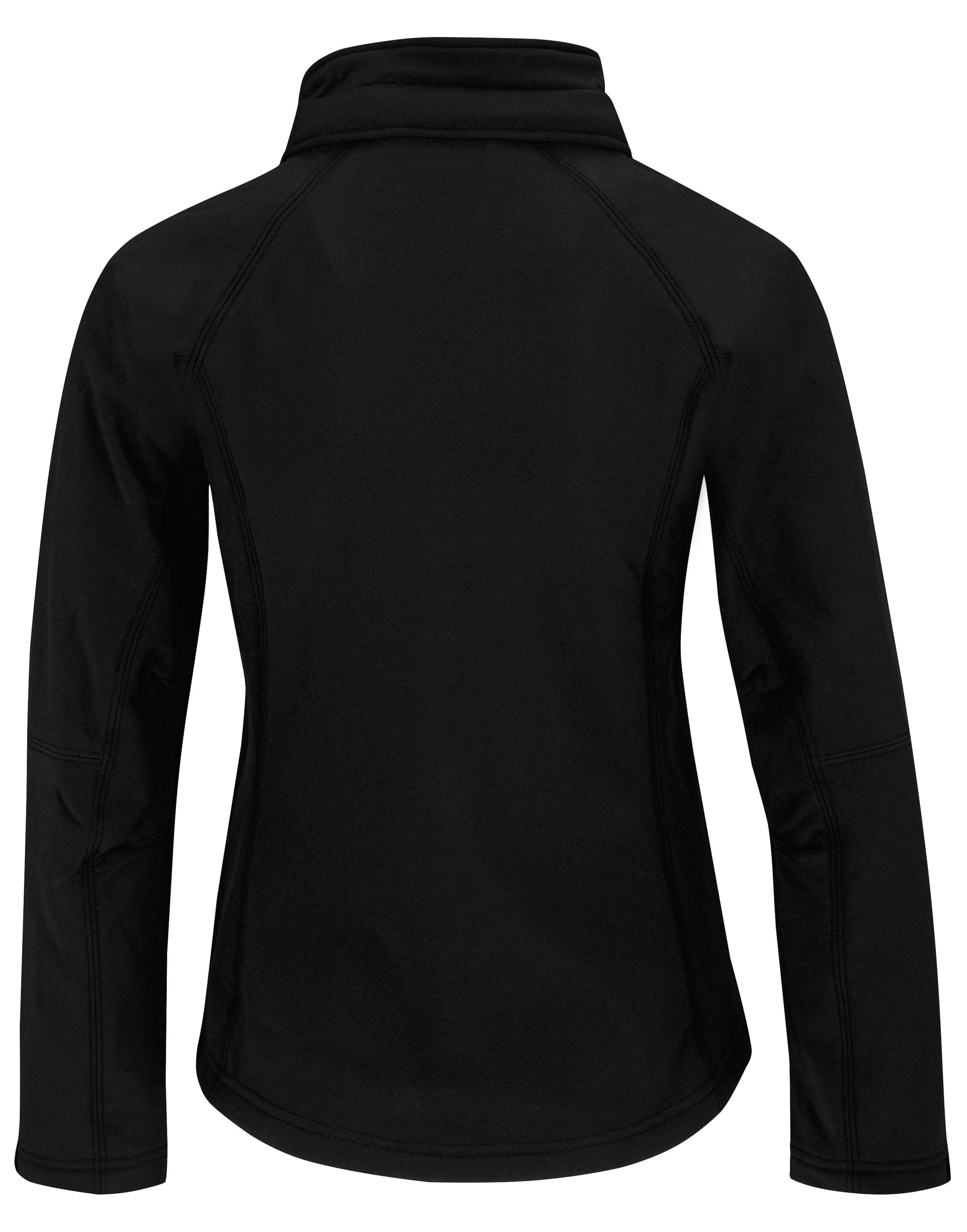 JW937 Black Women’s Hooded 3-Layer Softshell