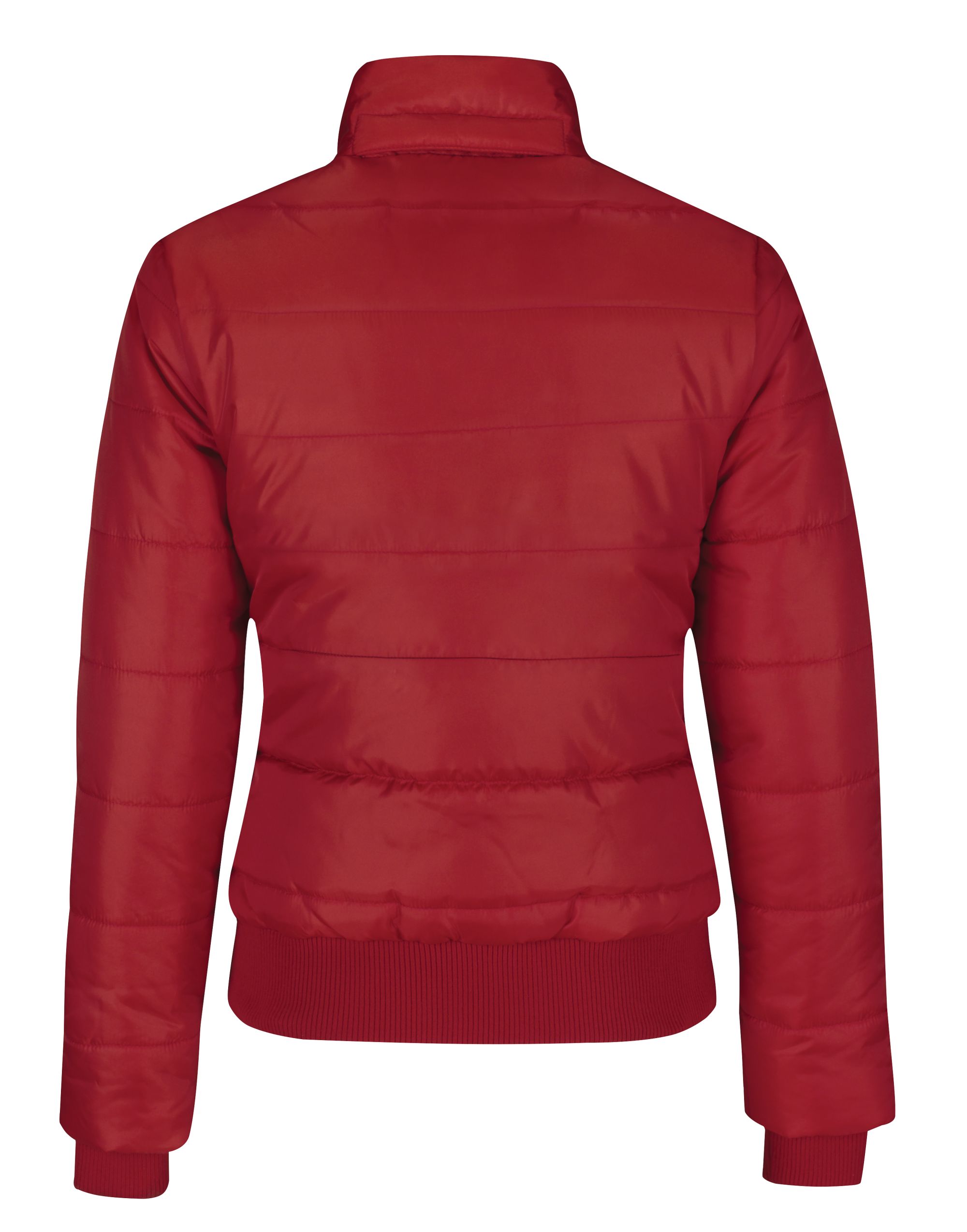 JW941 Women’s Superhood Puffer Bomber Jacket Red