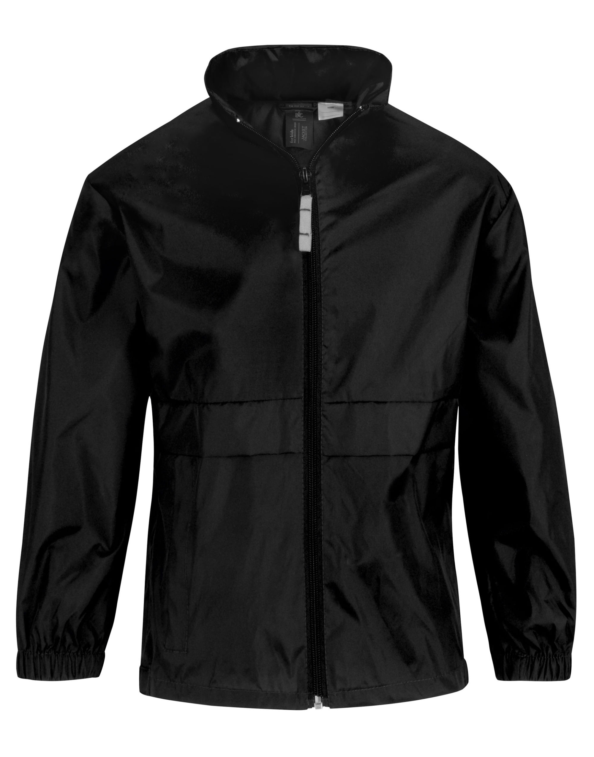 JK950 Kid’s Sirocco Lightweight Windbreaker Black