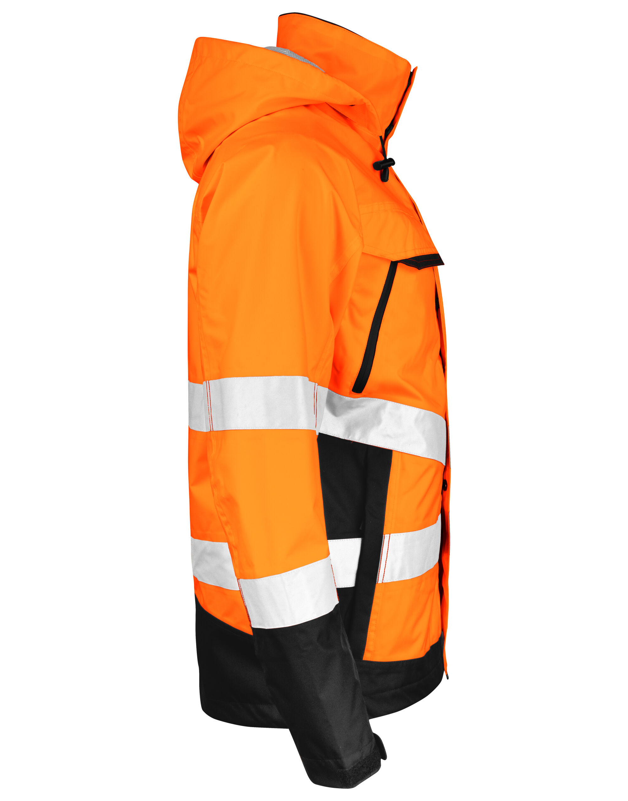 JM1283 Shell Jacket Hi-Vis Orange/Black