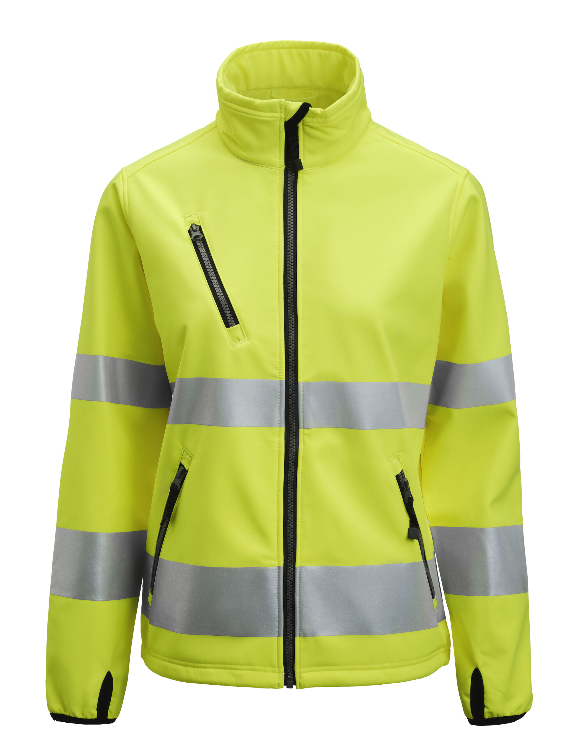 JM1210 Women’s Softshell Jacket Hi-Vis Yellow