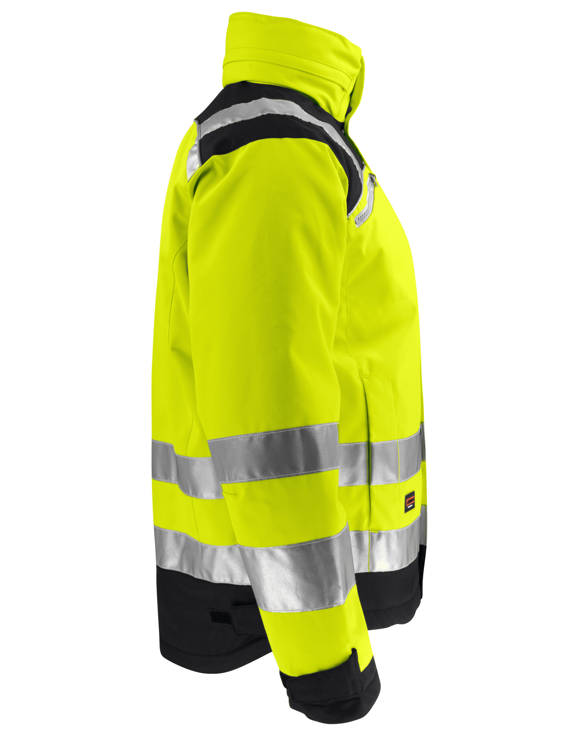 JM1347 Winter Jacket Star Hi-Vis Yellow/Black