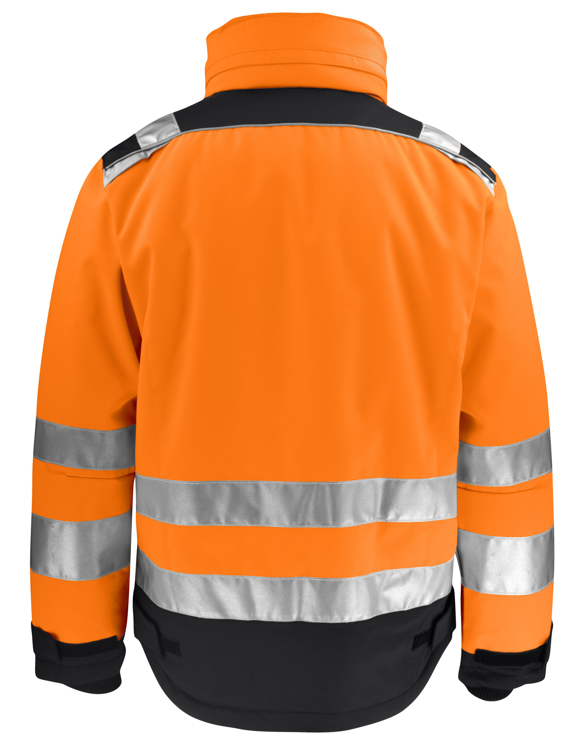 JM1347 Winter Jacket Star Hi-Vis Orange/Black