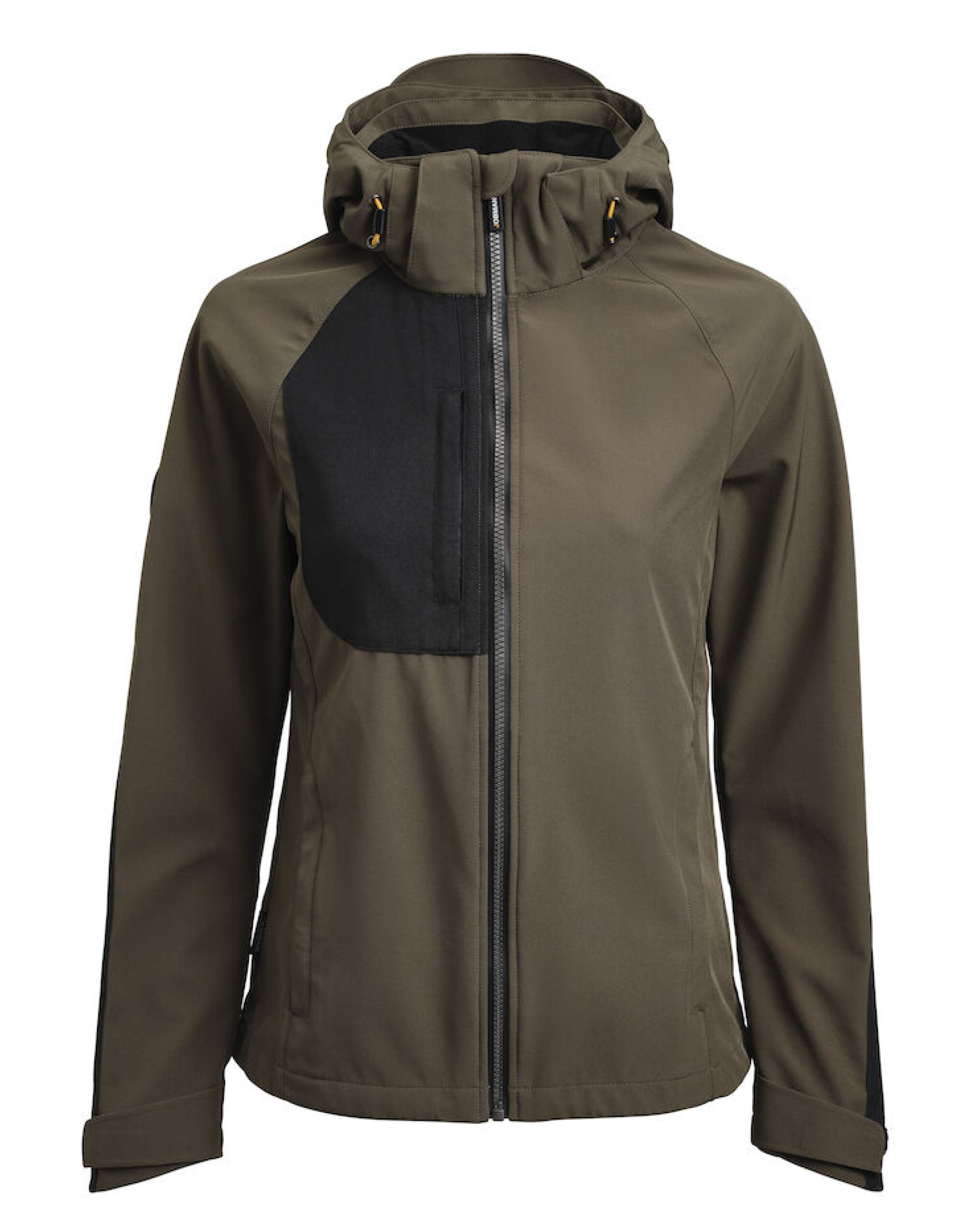 JM1372 Women’s Oxygen Softshell Jacket Olive Green/Black JM1372 Women’s Oxygen Softshell Jacket Olive Green/Black