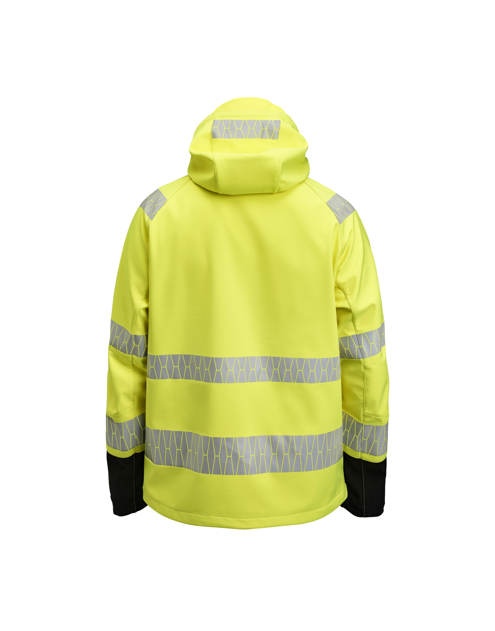 JM1376 Softshell Jacket Hi-Vis Yellow/Black