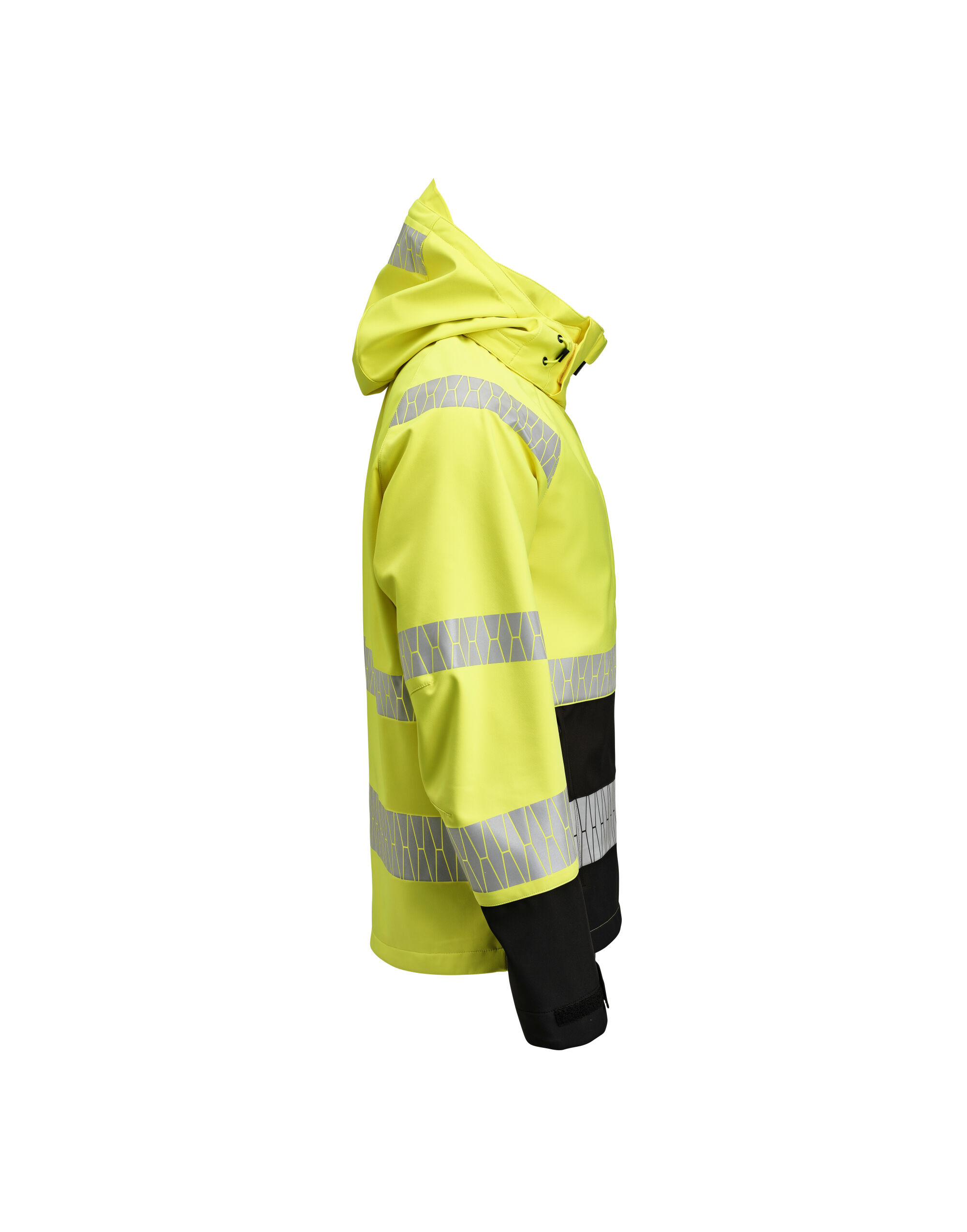 JM1376 Softshell Jacket Hi-Vis Yellow/Black
