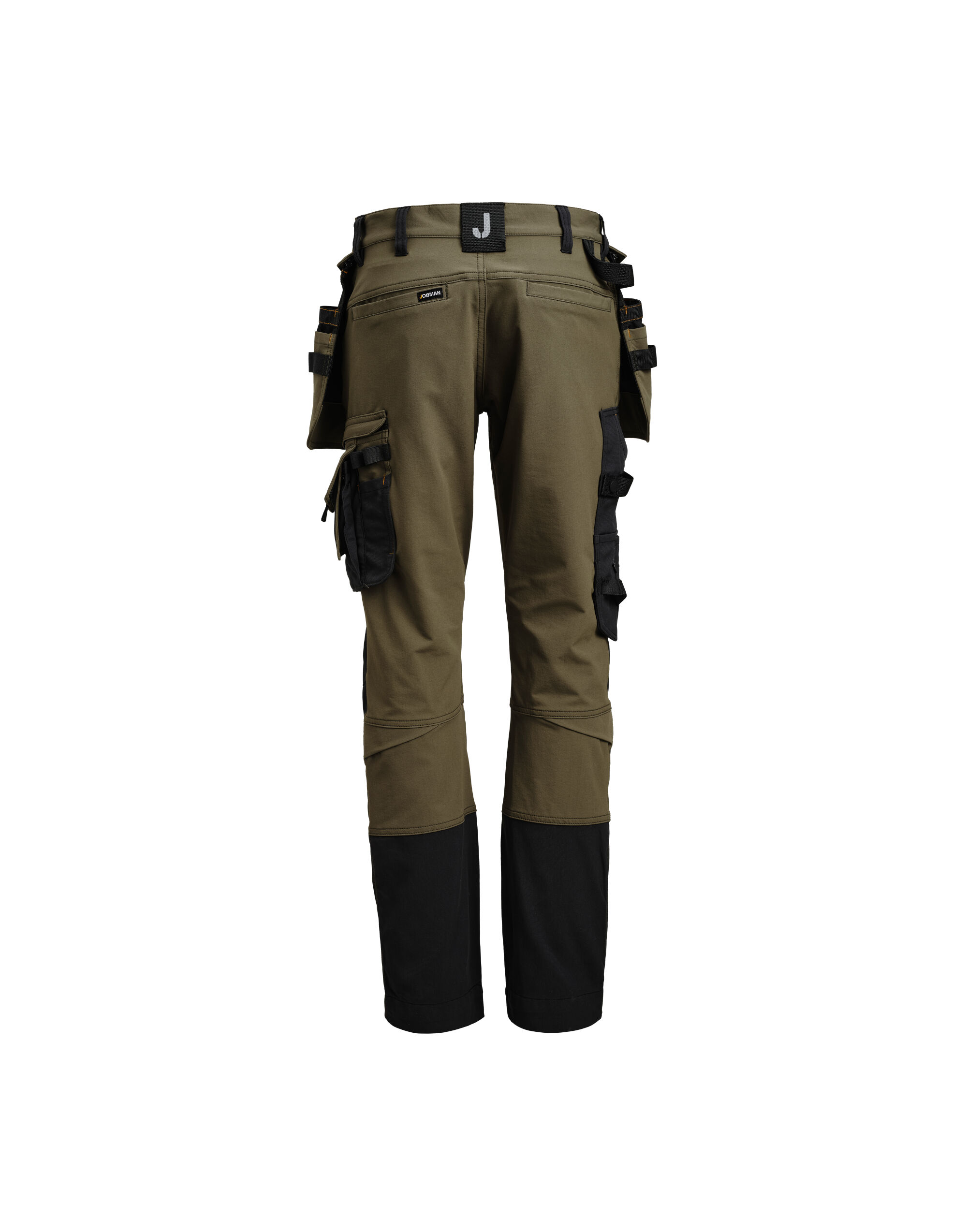 JM2391 Craftsman Trouser 4-Way Stretch Olive Green/Black